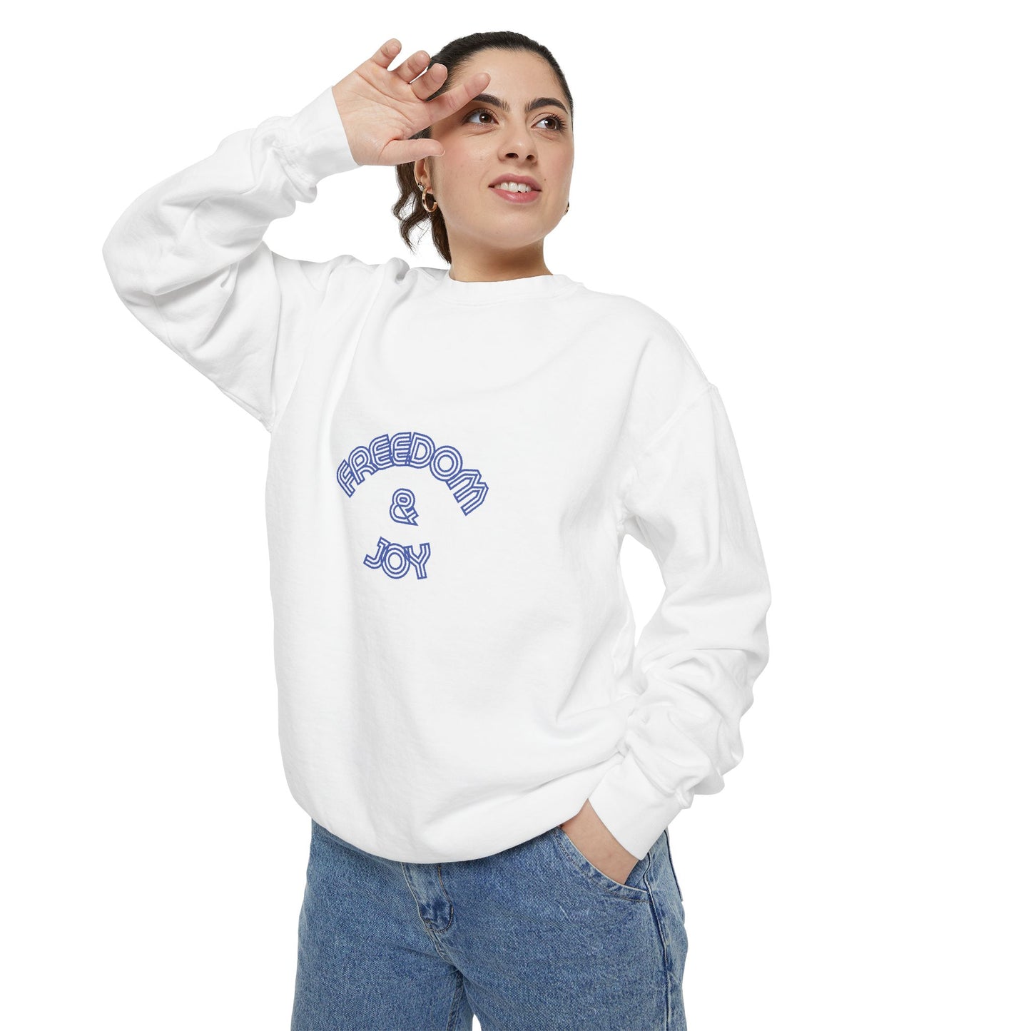 Freedom & Joy Unisex Sweatshirt - America Equality Love Election Gift Comfy