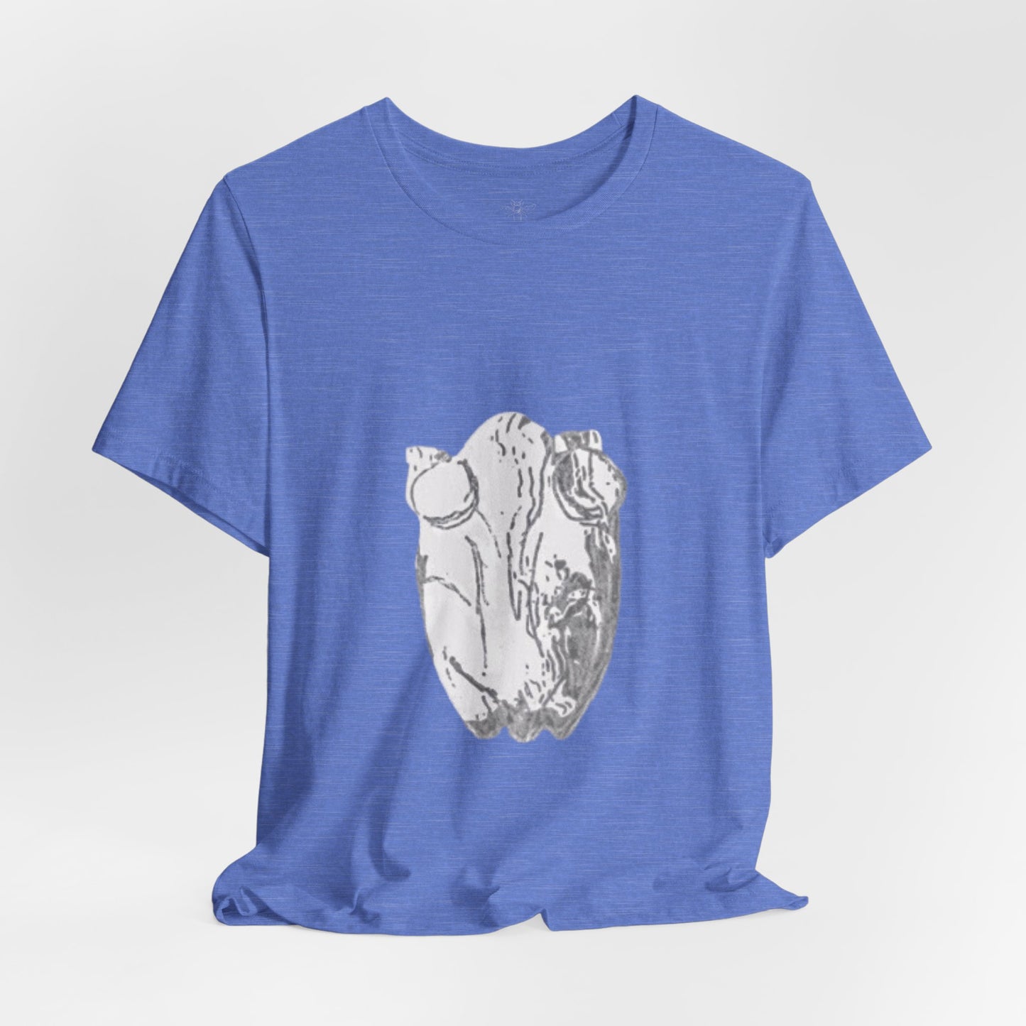 White Frog Unisex Tee - Nature and Animals Gender Neutral T-Shirt