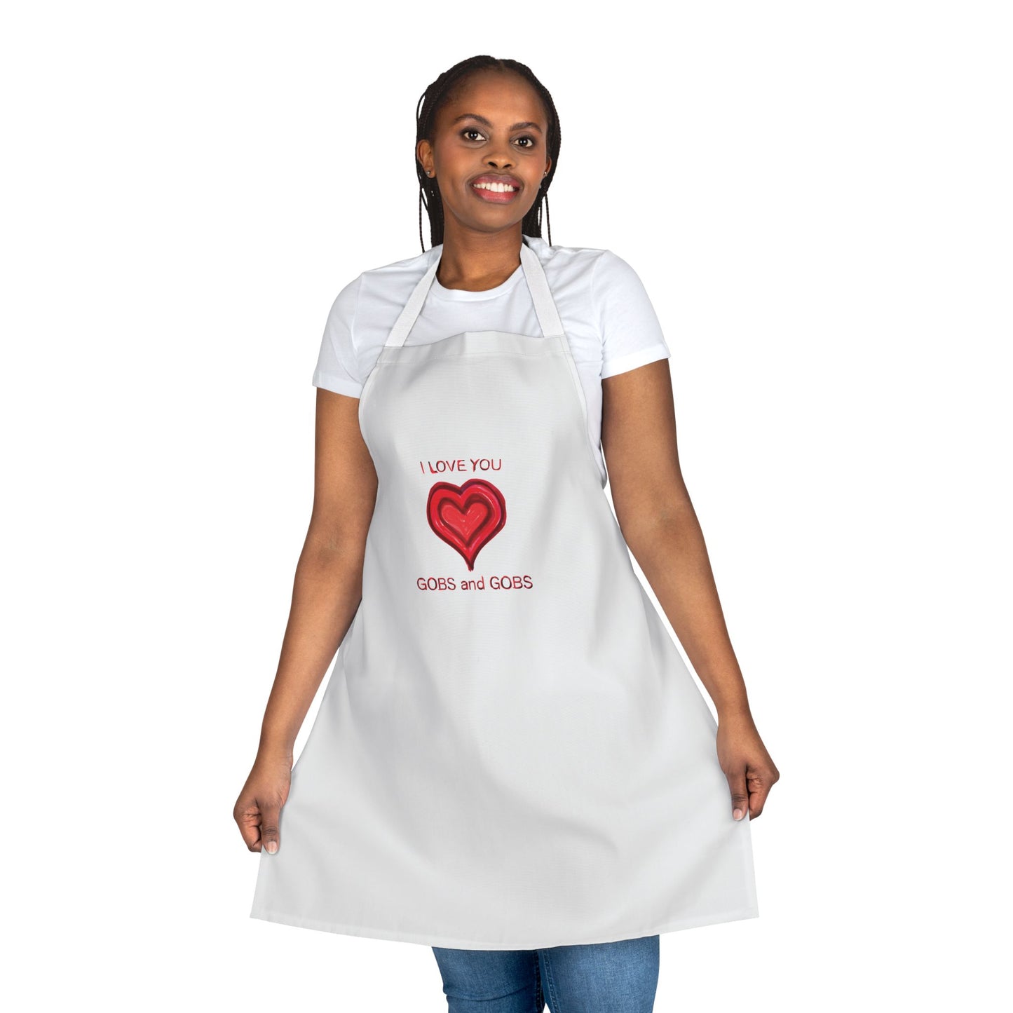 I Love You Gobs and Gobs Heart Unisex Chefs Apron