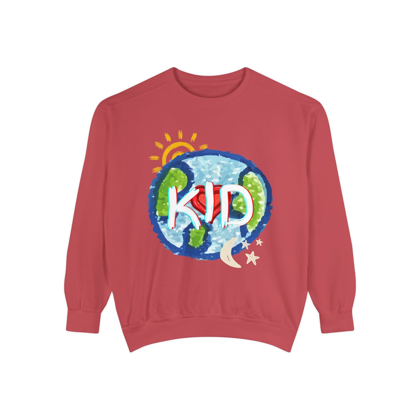 Kid World Graphic Unisex Sweatshirt