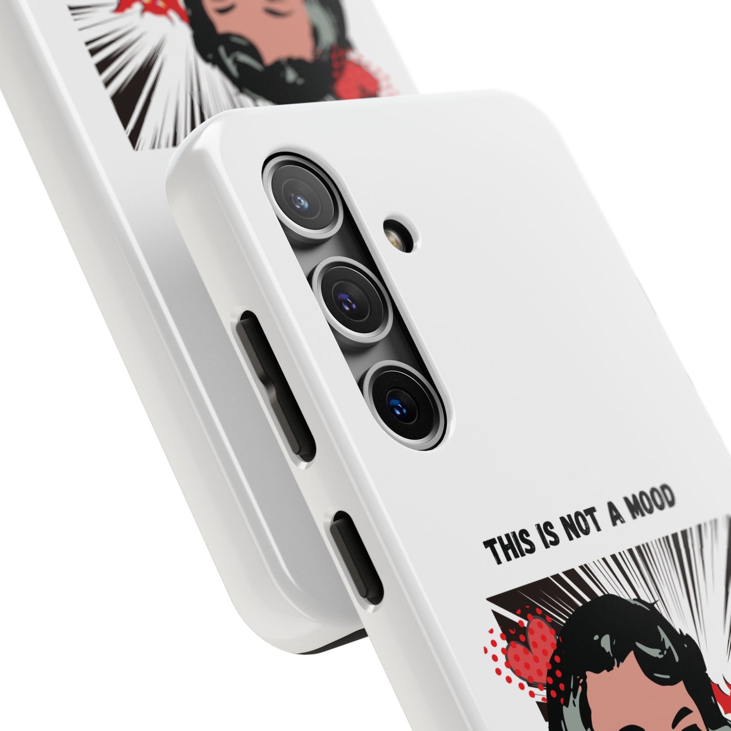 This is Not a Mood Tough Phone Cases, iPhone & Samsung cases, wireless charging, attitude, snarky, fun, gifts for women, gifts for friends
