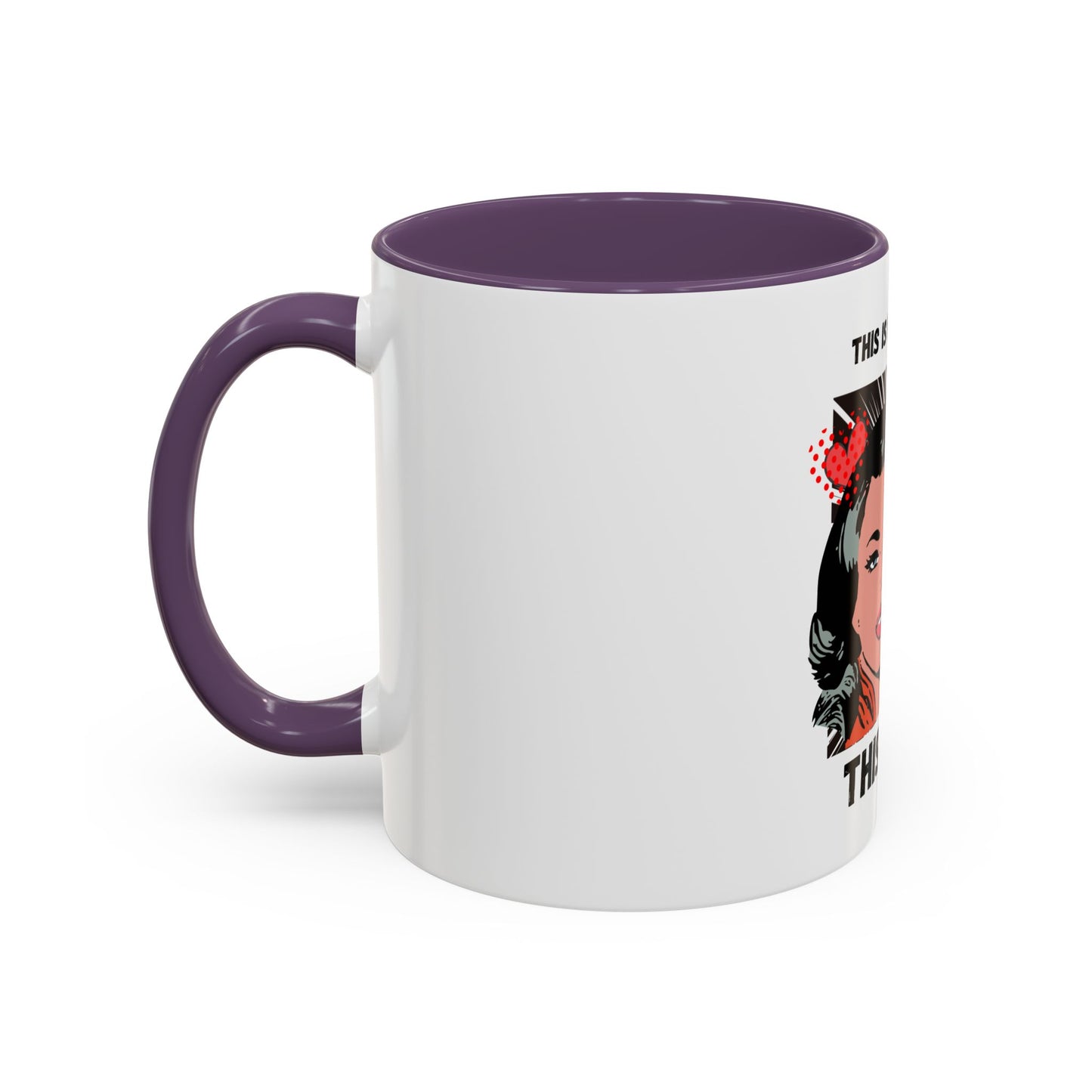This Is Not A Mood Funny Coffee Mug -Gifts For Women, Friends, Ceramic, BPA-Free