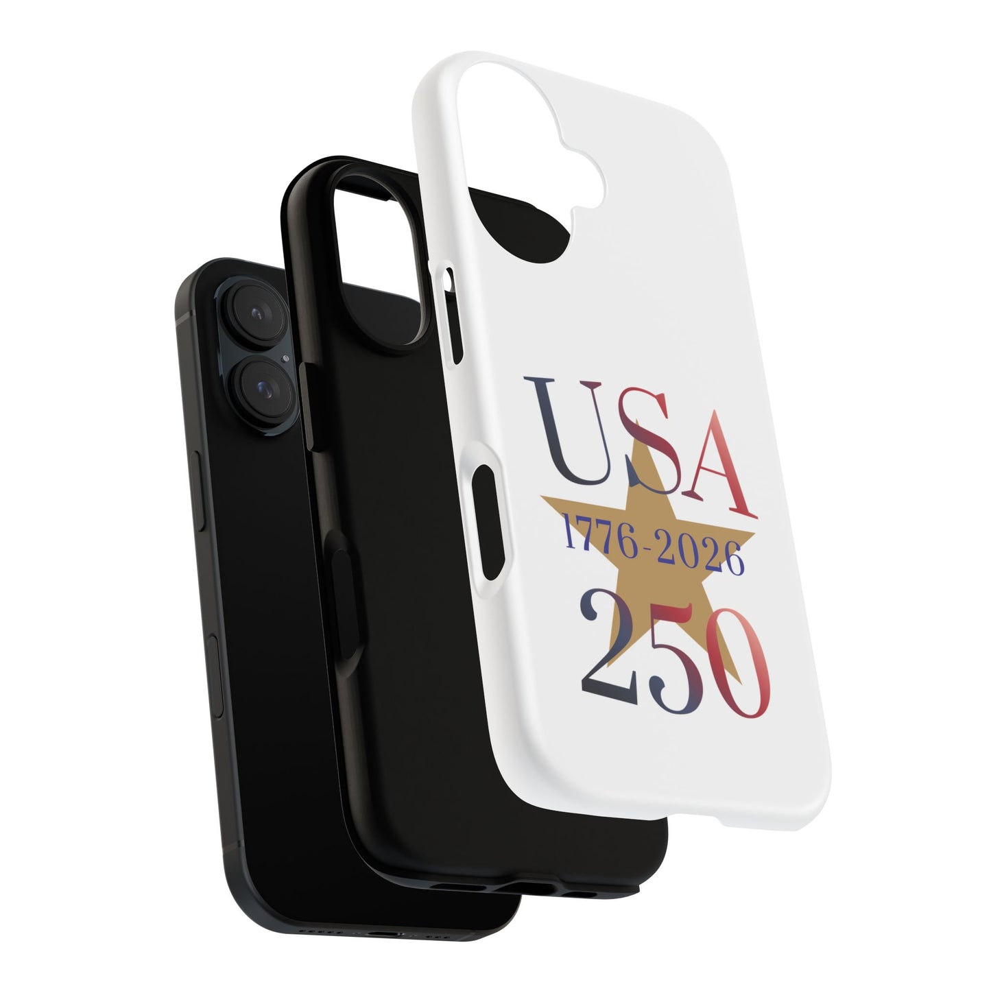 USA 250 Phone Case — 1776–2026 Bicentennial Celebration Protective Case