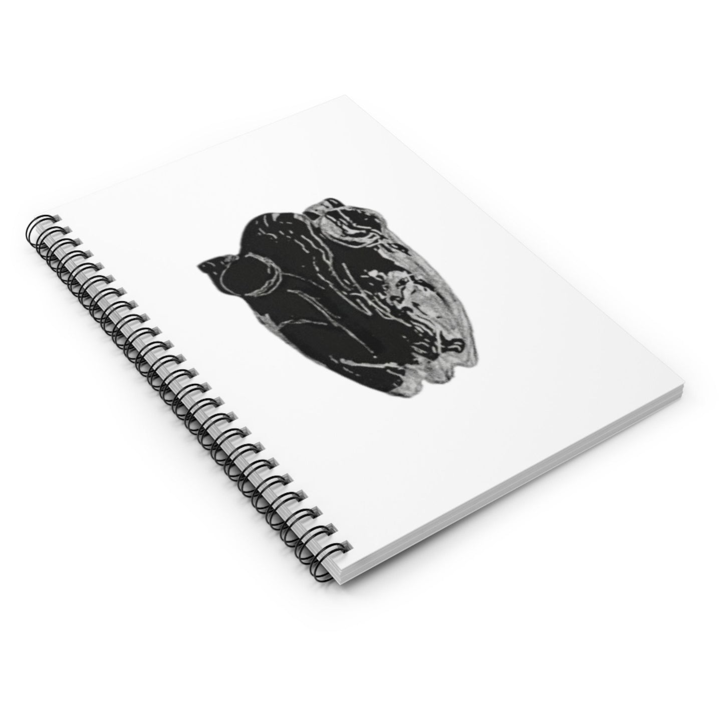 Frog White Spiral Notebook, Ruled Line, animals, amphibians, nature, gender neutral, journal, gift, teens, adults, kids, friends