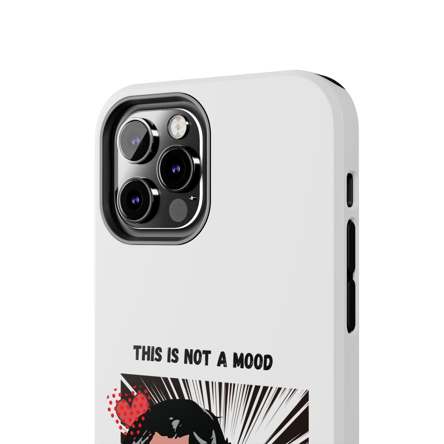 This is Not a Mood Tough Phone Cases, iPhone & Samsung cases, wireless charging, attitude, snarky, fun, gifts for women, gifts for friends