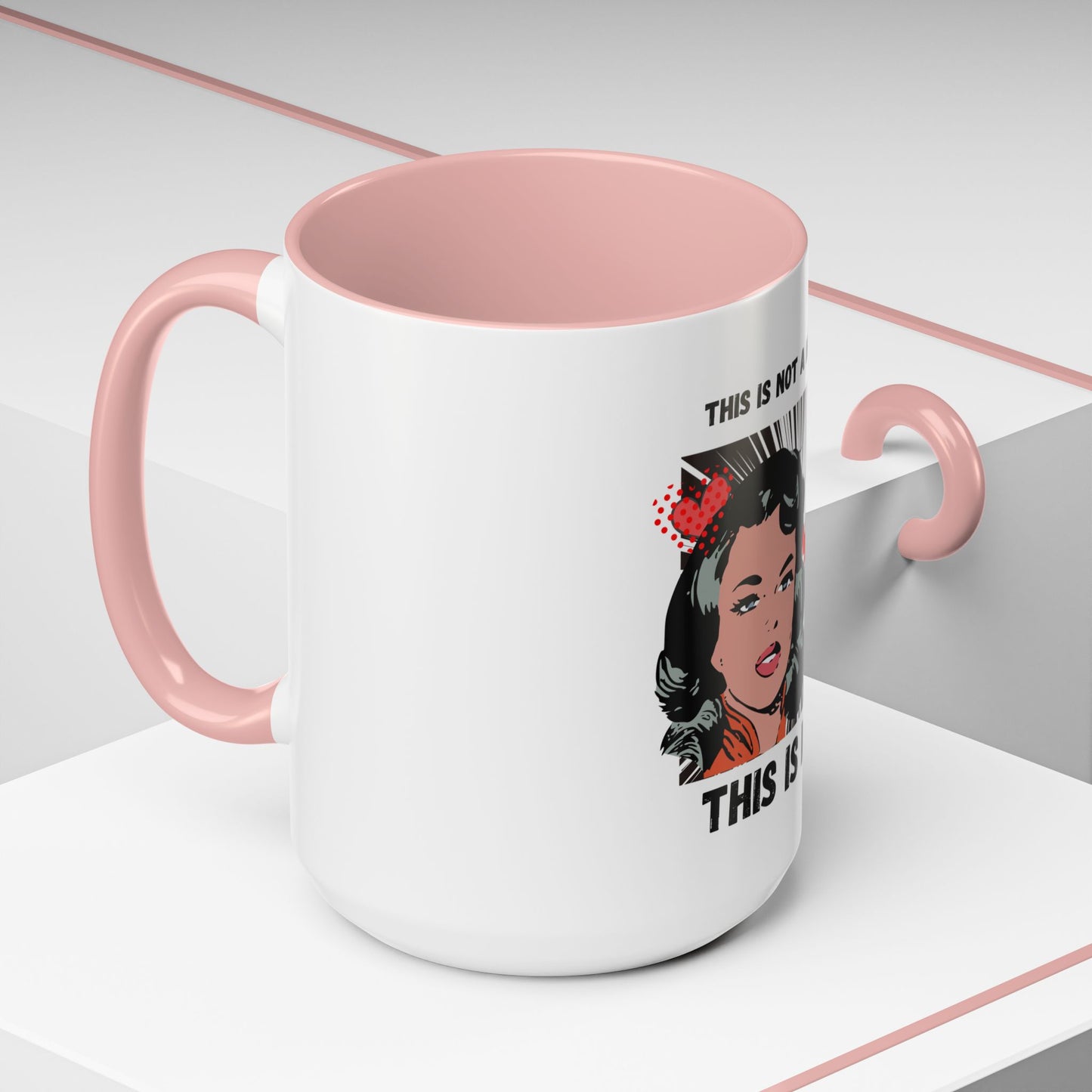 This Is Not A Mood Funny Coffee Mug -Gifts For Women, Friends, Ceramic, BPA-Free