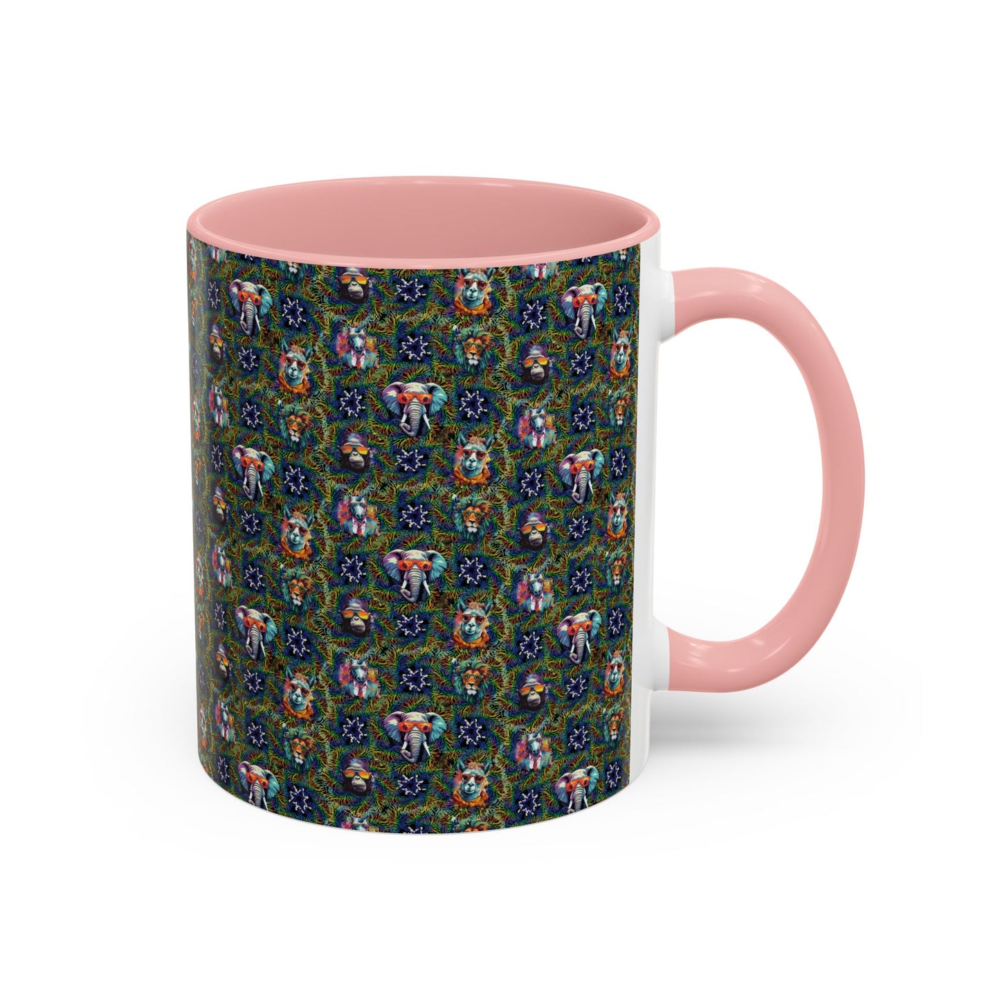 Wild & Cool Creatures Coffee Mug, Tea Cup, 5 Colors, Ceramic, BPA-Free, Gift Mom Dad Teen Kid Friend Coworker Birthday Christmas Cheap Gift
