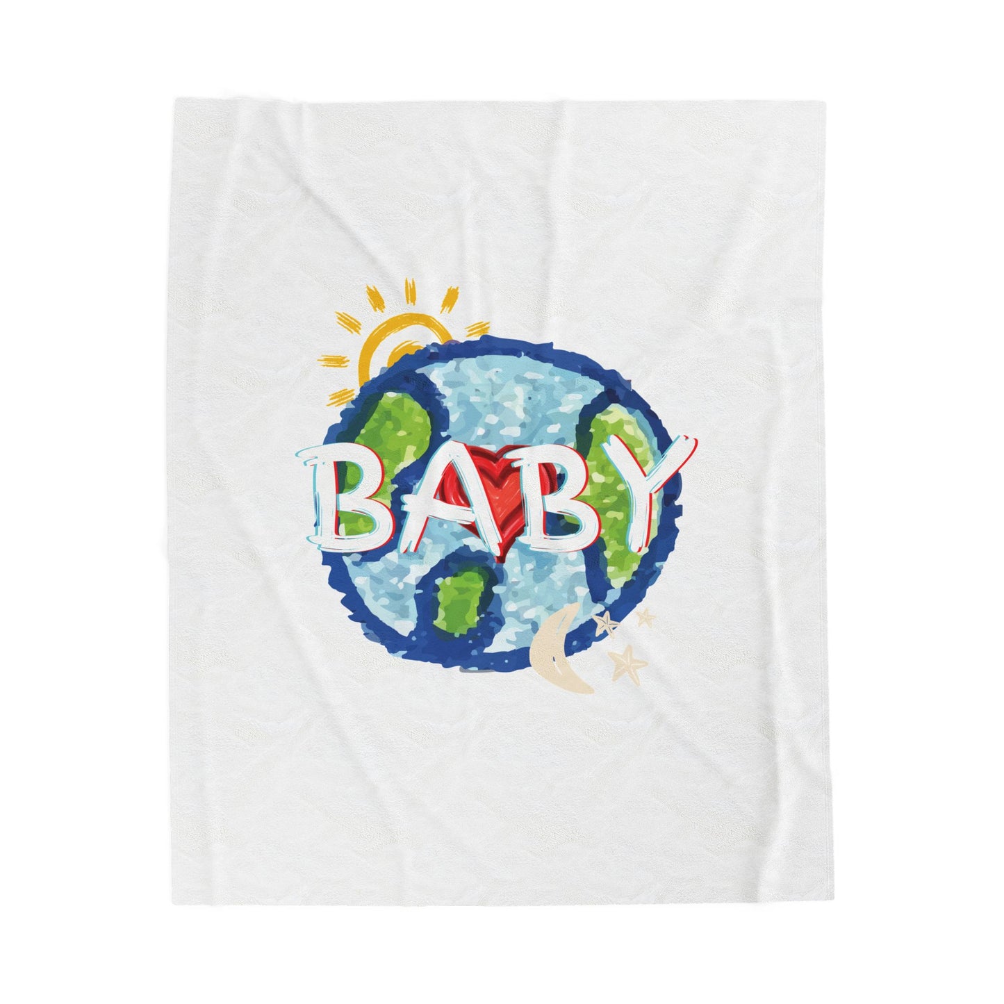 Baby Colorful Velveteen Blanket, Cozy Throw, Home Decor, Gift, Bed Cover, Vibrant Couch Blanket, Gender Neutral, Birthday, Christmas