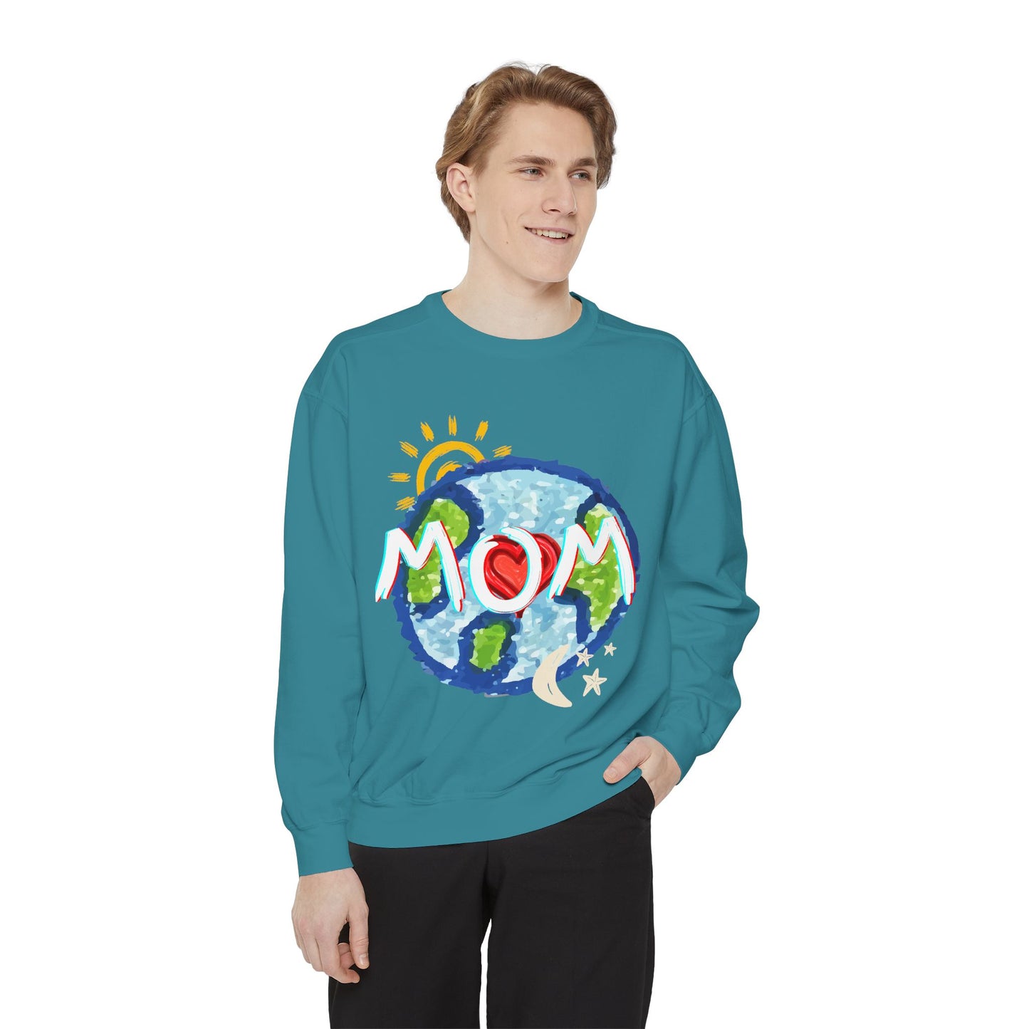 Mom’s World Graphic Unisex Sweatshirt for Mother’s Day