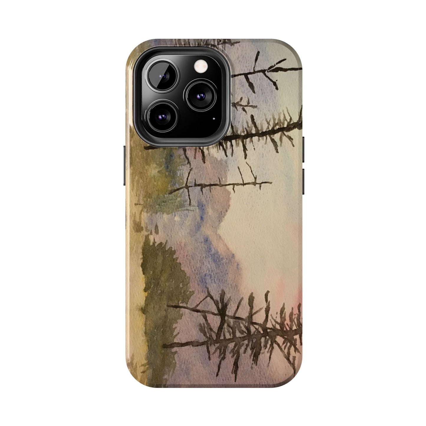 Glacier National Park After Fire Tough Phone Cases, iPhone & Samsung cases, wireless charging, mountains, nature, original artwork, gifts