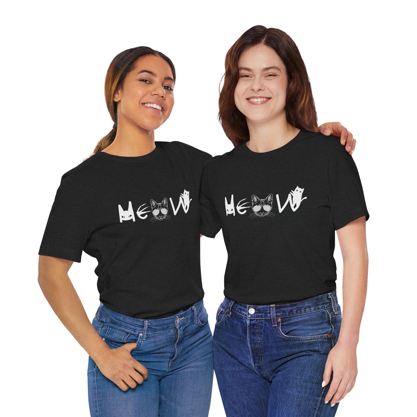Meow Unisex Tee - Cats, Sassy, Fun Shirt for Halloween or Election Gift