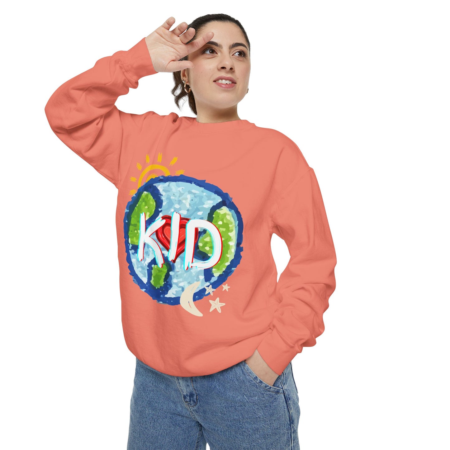 Kid World Graphic Unisex Sweatshirt
