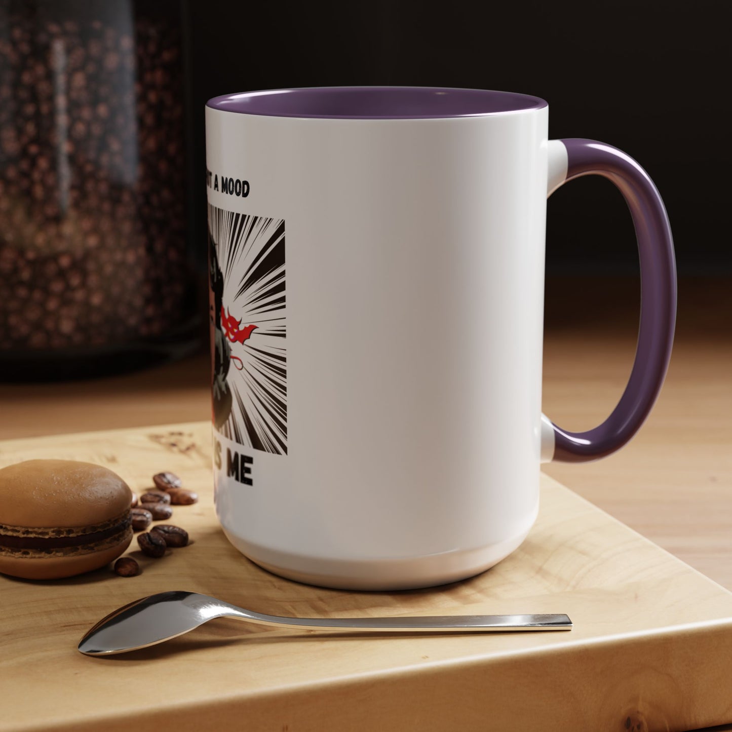 This Is Not A Mood Funny Coffee Mug -Gifts For Women, Friends, Ceramic, BPA-Free