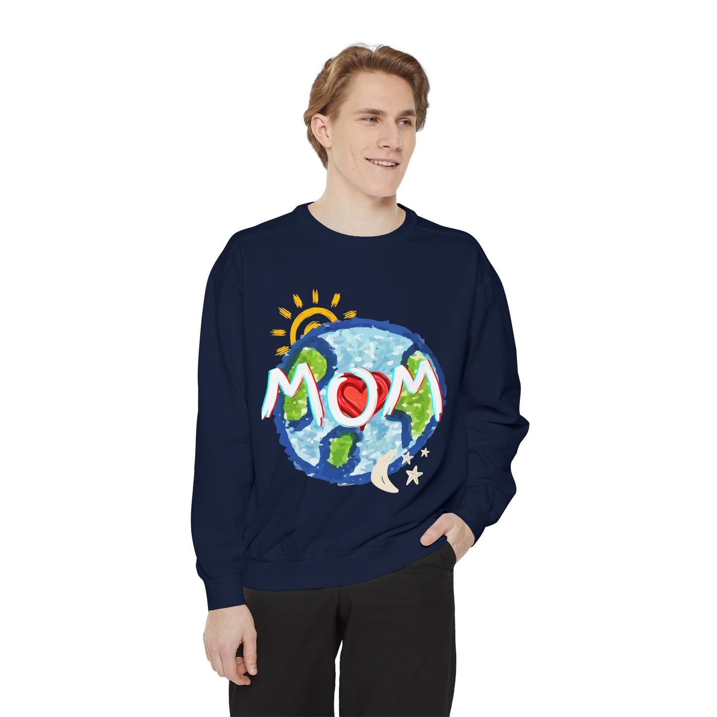 Mom’s World Graphic Unisex Sweatshirt for Mother’s Day