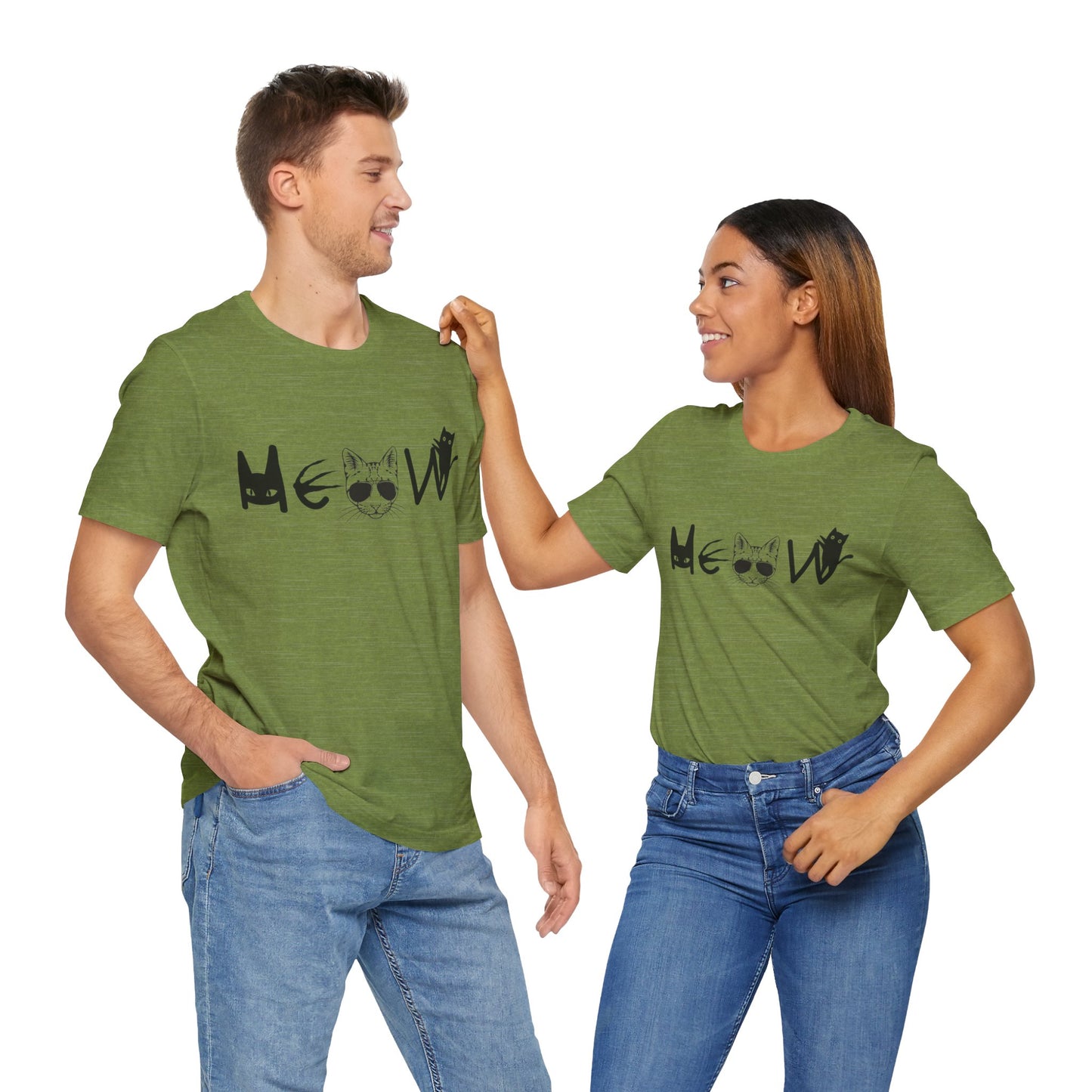 Meow Unisex Tee - Cats, Sassy, Fun Shirt for Halloween or Election Gift
