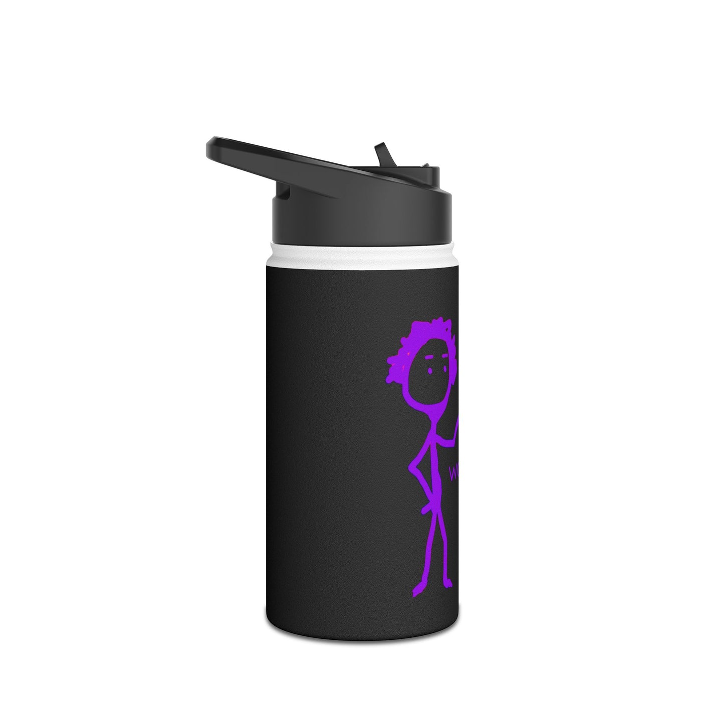 Im Working Toward One Less Chin Stainless Steel Water Bottle, Funny, Exercise, Aging, Eco Friendly, Gender Neutral, Men, Women, Gifts