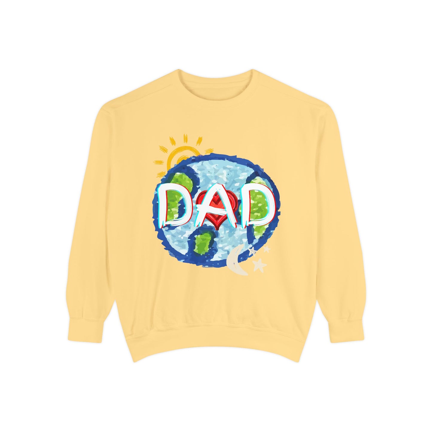 Dad's World Graphic Unisex Sweatshirt for Father's Day