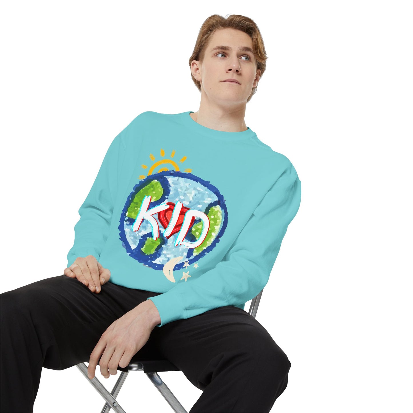 Kid World Graphic Unisex Sweatshirt