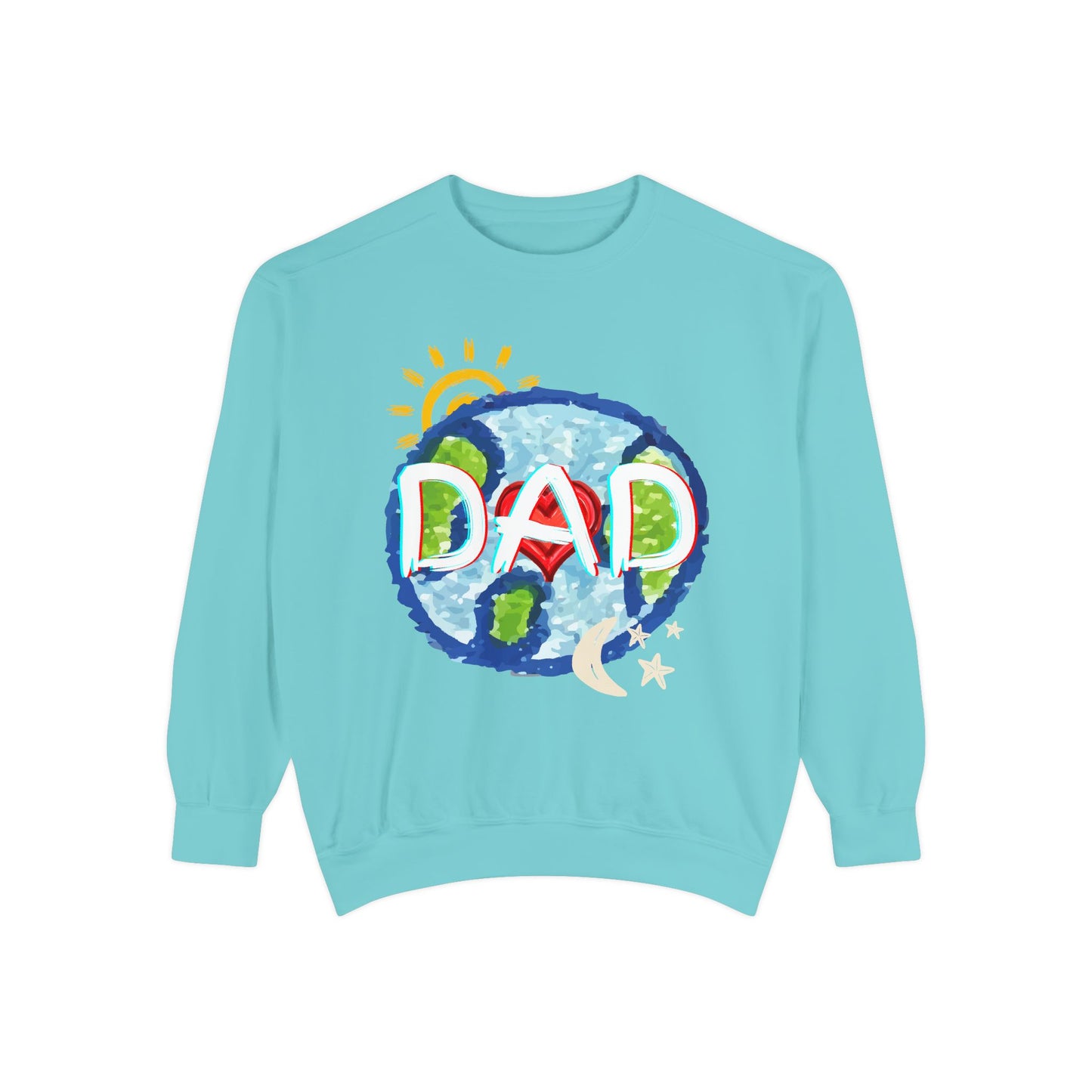 Dad's World Graphic Unisex Sweatshirt for Father's Day