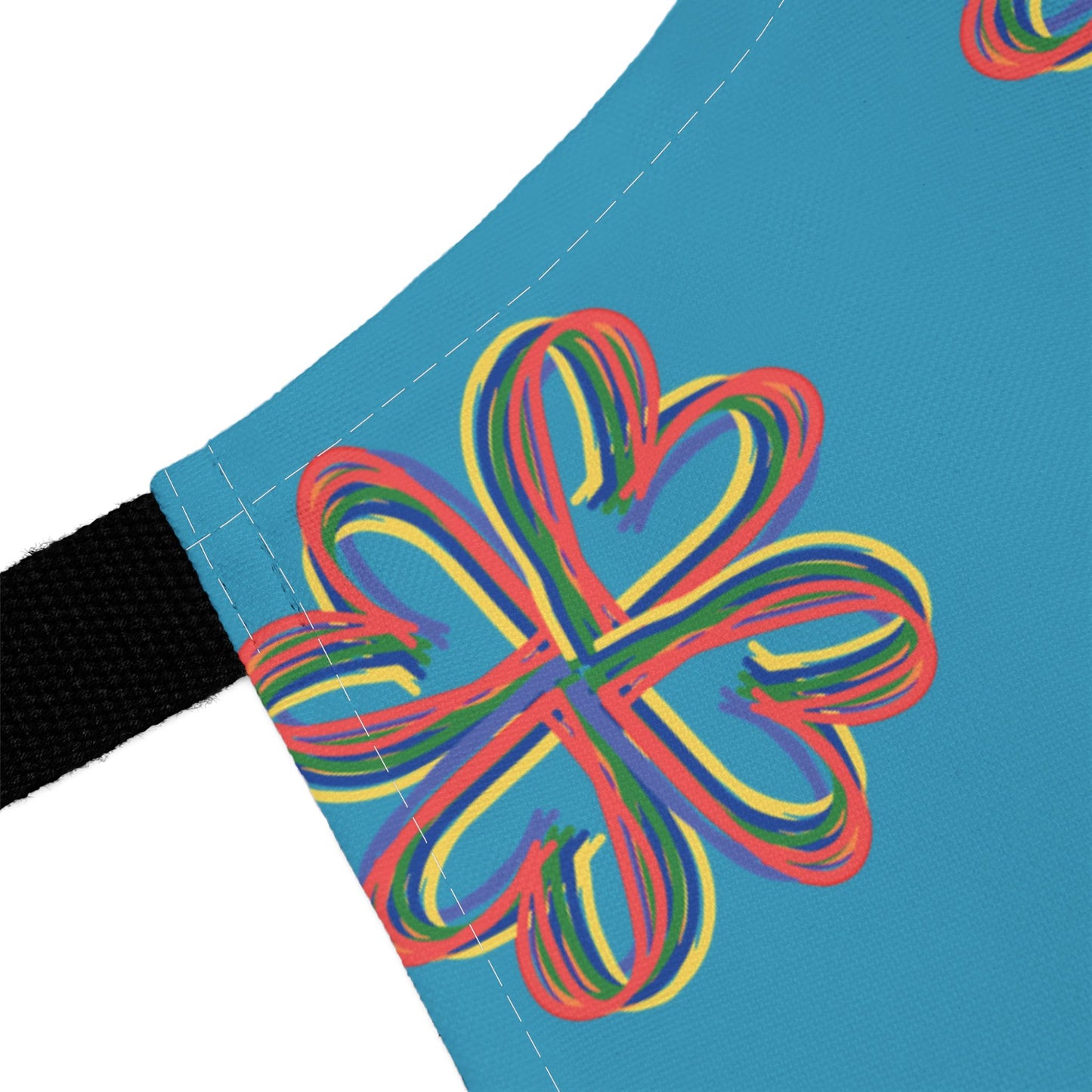 Apron, Turquoise Floral Unisex Chefs Apron, Grilling Cooking Kitchen Gender Neutral Gifts Women Men Friends Teens Birthday Christmas