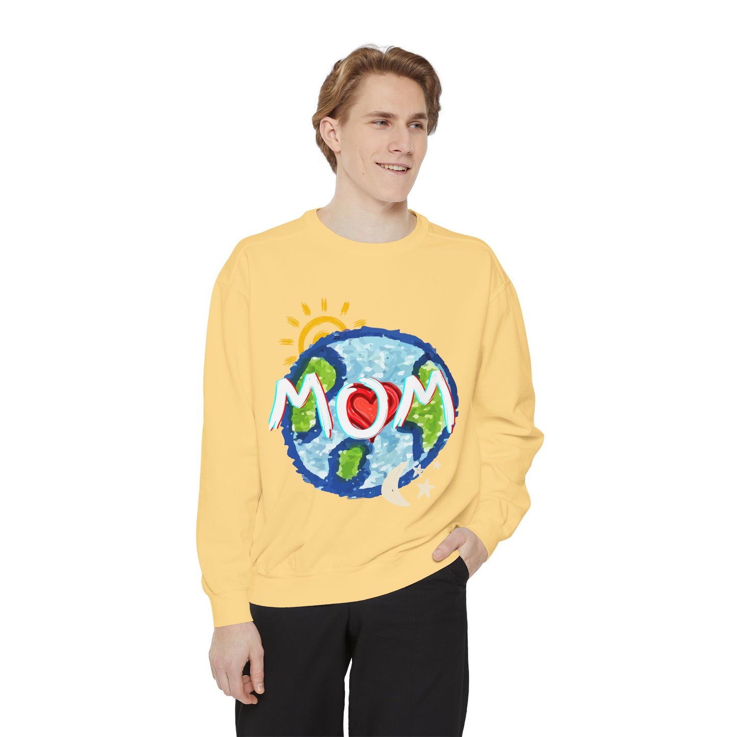 Mom’s World Graphic Unisex Sweatshirt for Mother’s Day