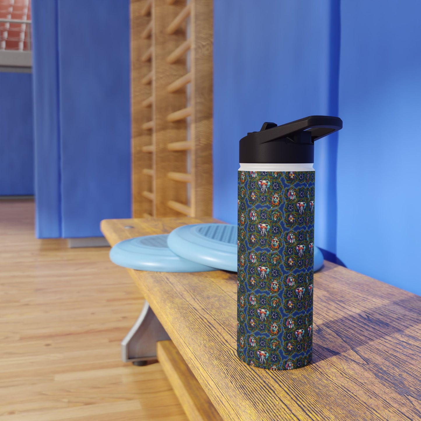 Water Bottle, Wild & Cool Creatures Design, BPA-Free, Eco-Friendly, Kids Gift