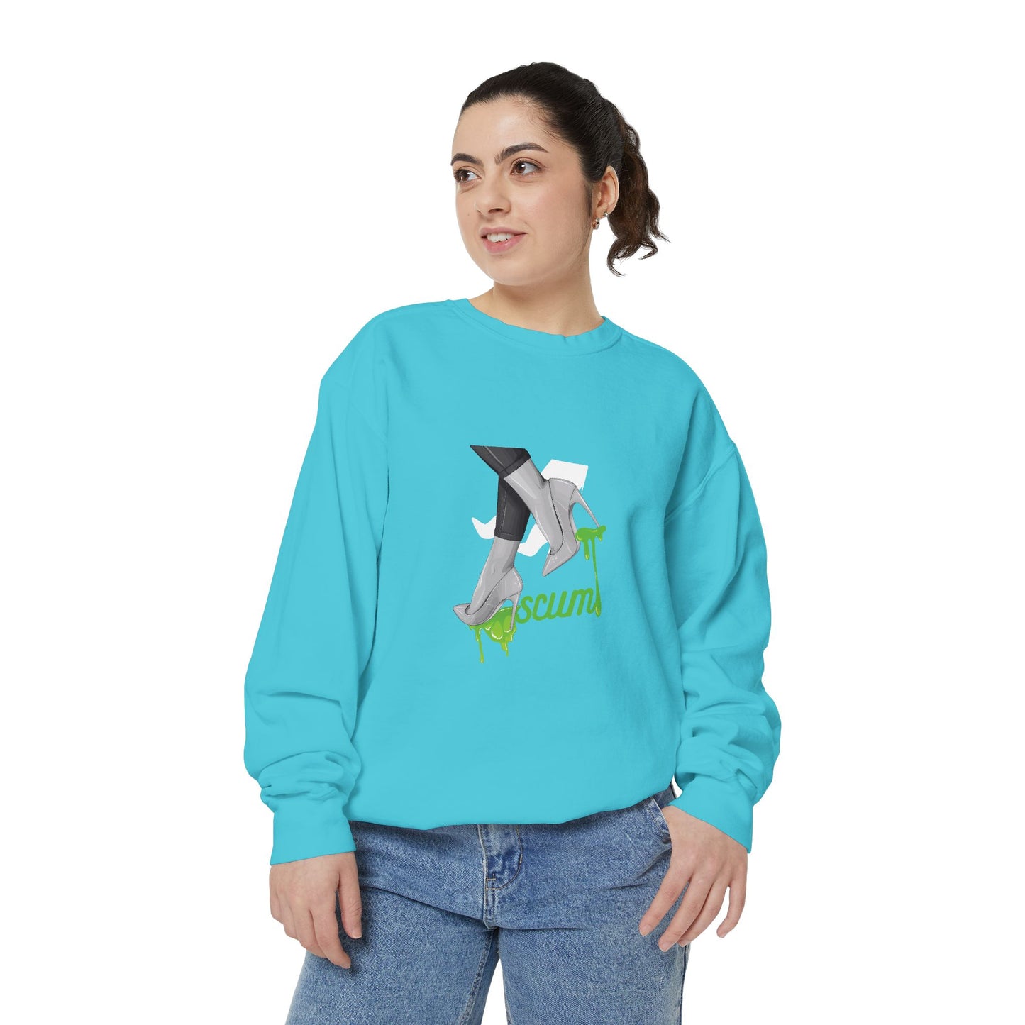 High Heels Dripping Scum Unisex Sweatshirt