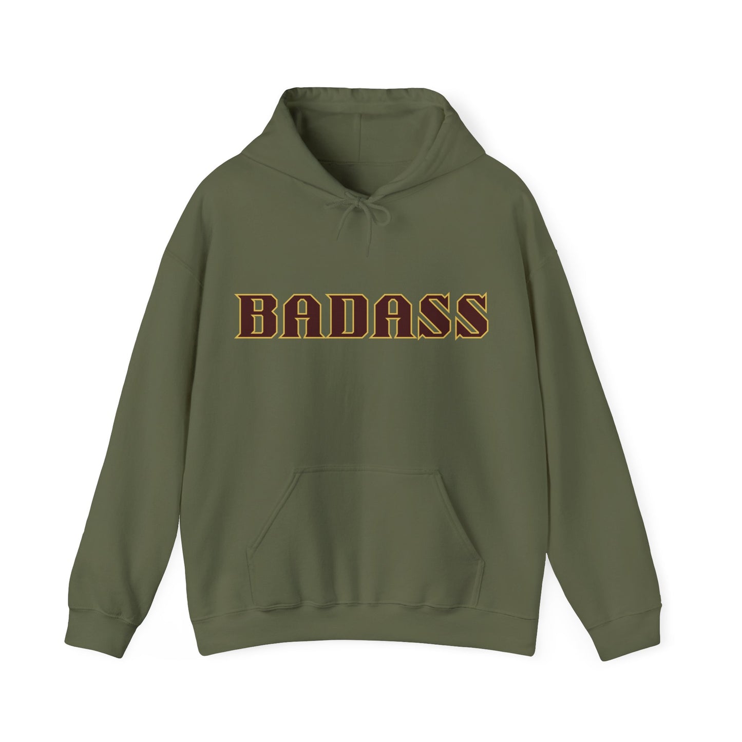 Badass Unisex Heavy Blend™ Hooded Sweatshirt, funny, strong, hoodies, gifts for friends, gender neutral, personality, attitude, warm, soft