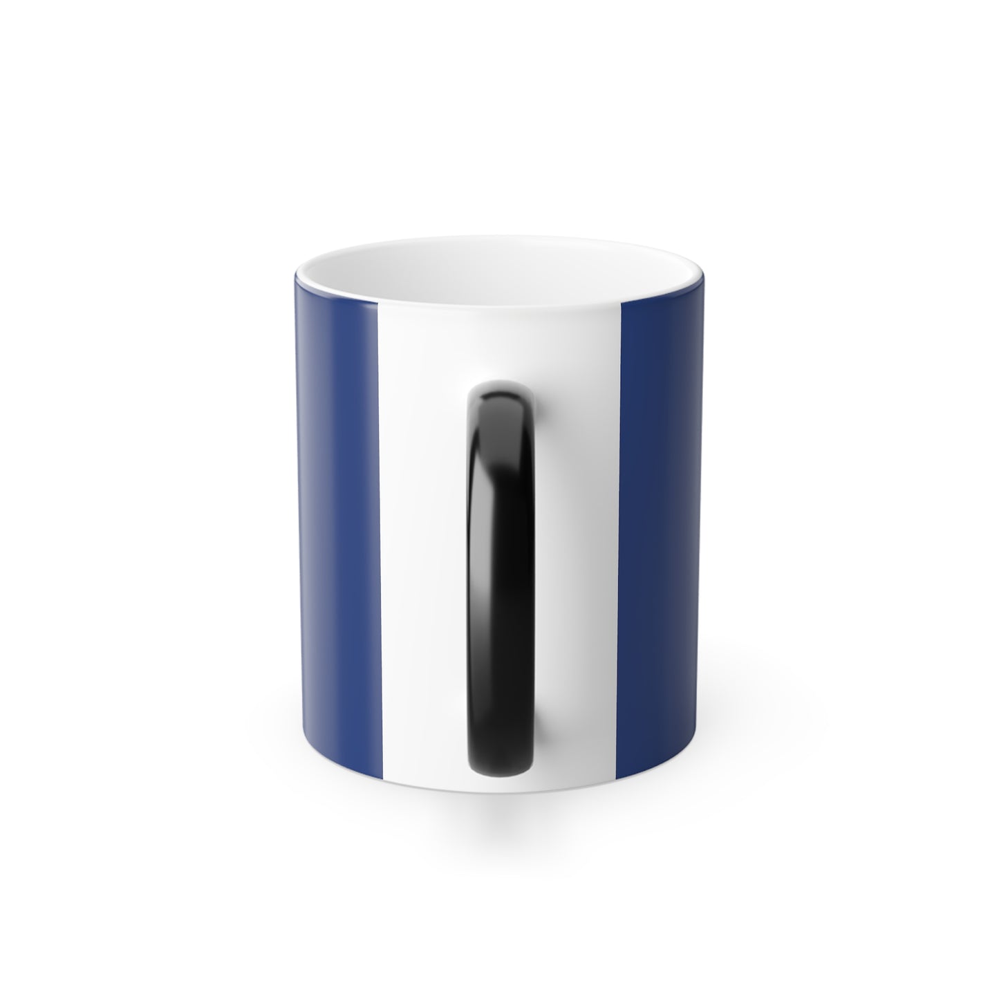 Rabbit Moon Blue Color Morphing Mug 11oz - Heat Reactive Ceramic Coffee Tea Cup