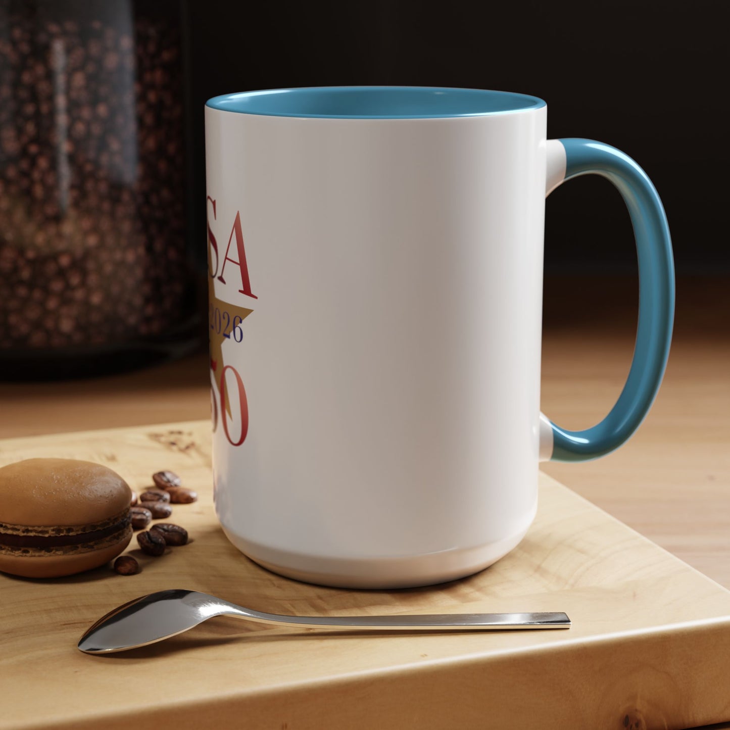 USA 250th Anniversary 1776 Accent Coffee Mug (11/15 oz)