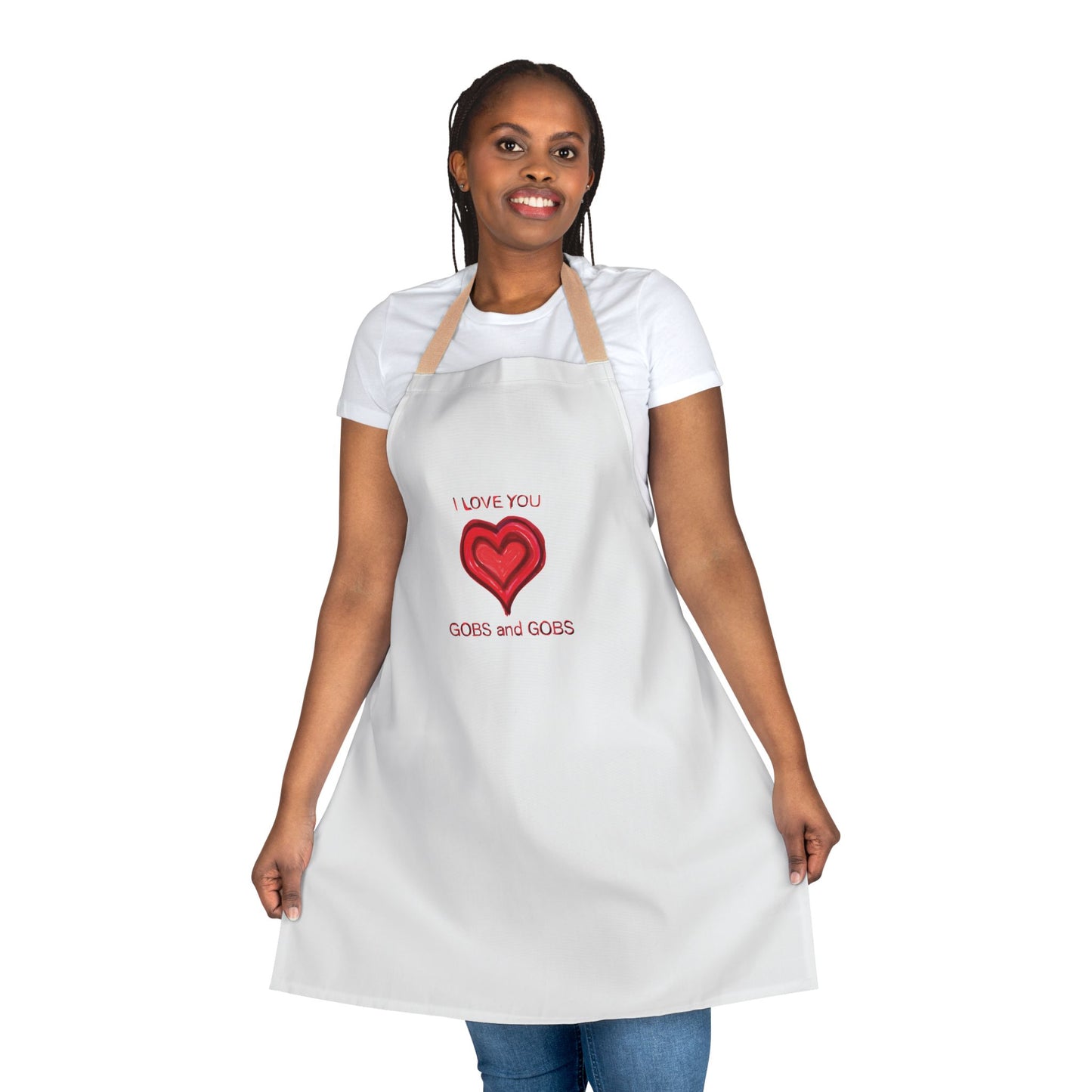 I Love You Gobs and Gobs Heart Unisex Chefs Apron