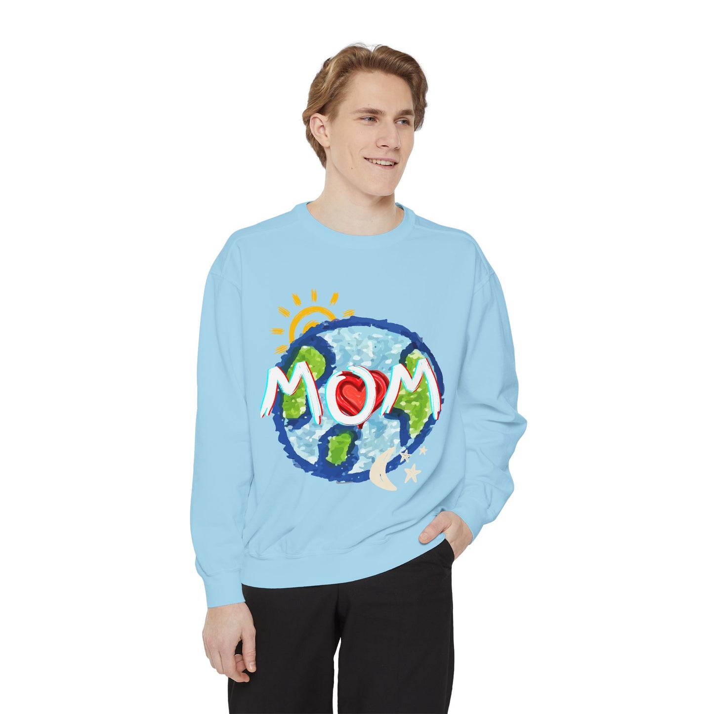 Mom’s World Graphic Unisex Sweatshirt for Mother’s Day
