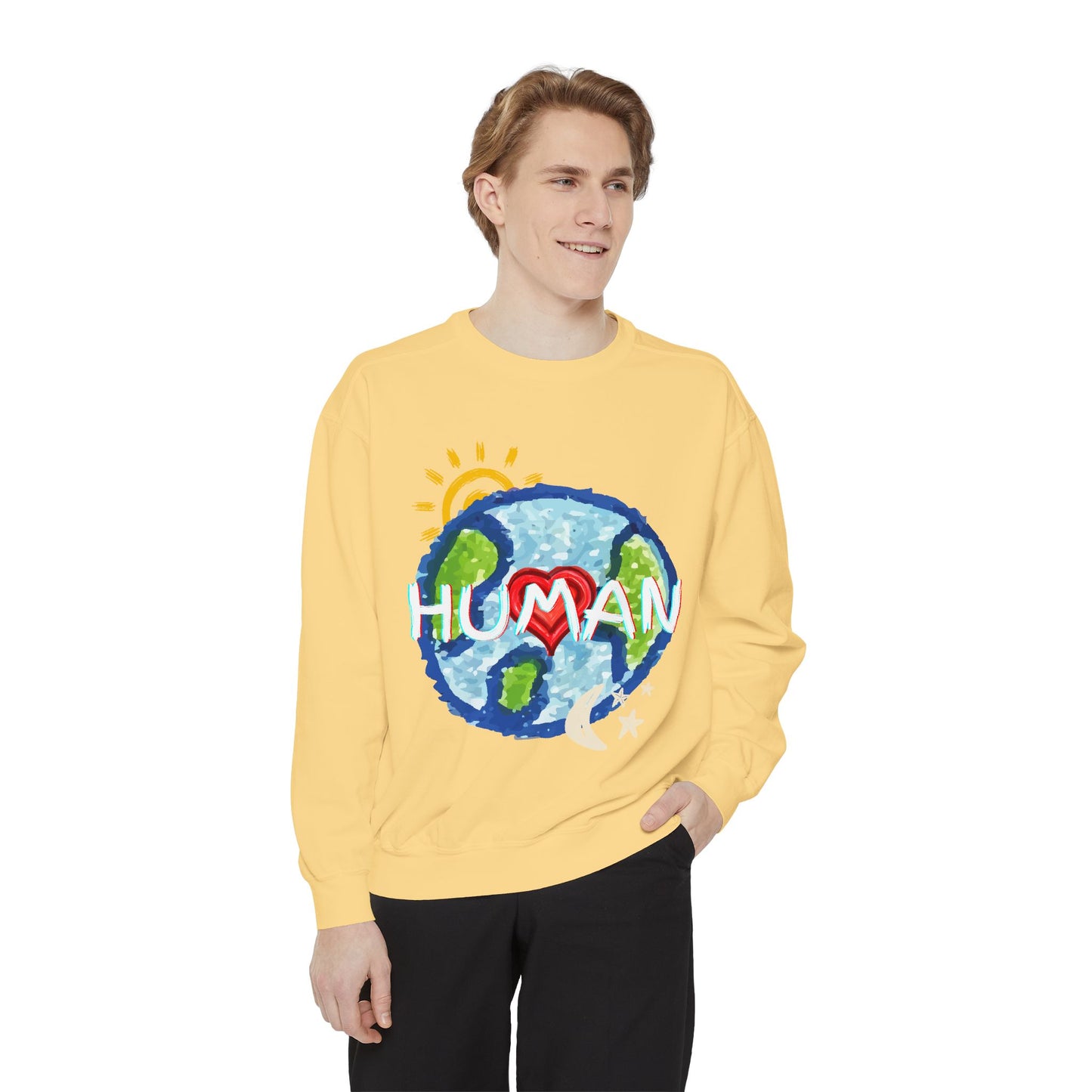Human World Graphic Unisex Sweatshirt
