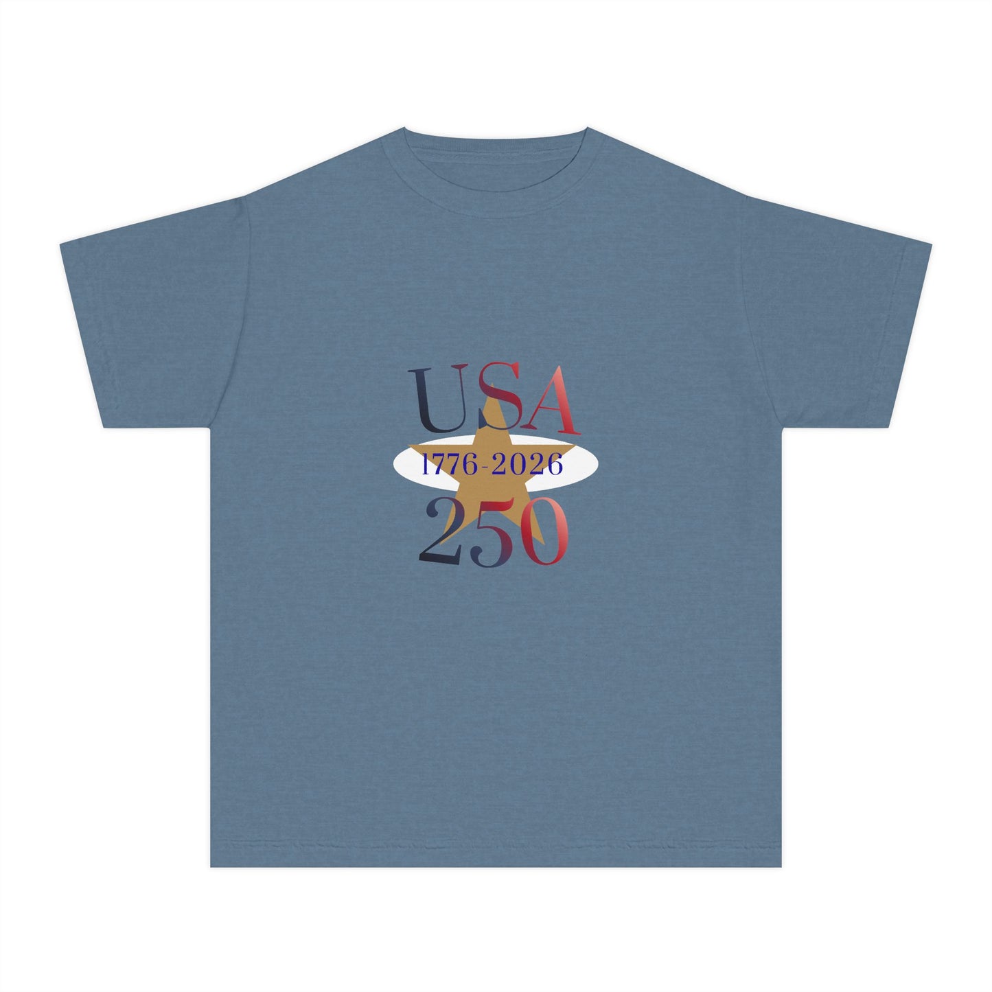 Youth 250th Anniversary USA Patriotic Tee — 1776–2026 Commemorative Shirt