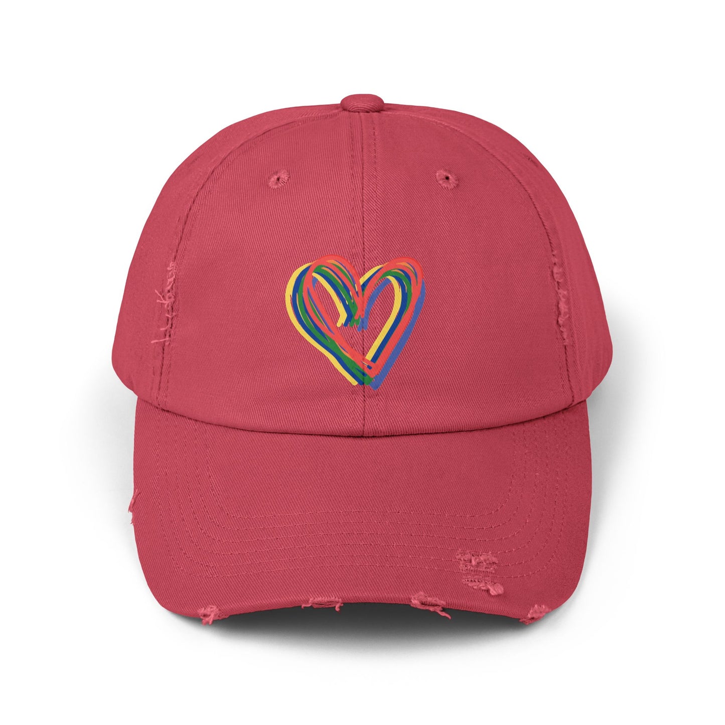Rainbow Hearts Cap