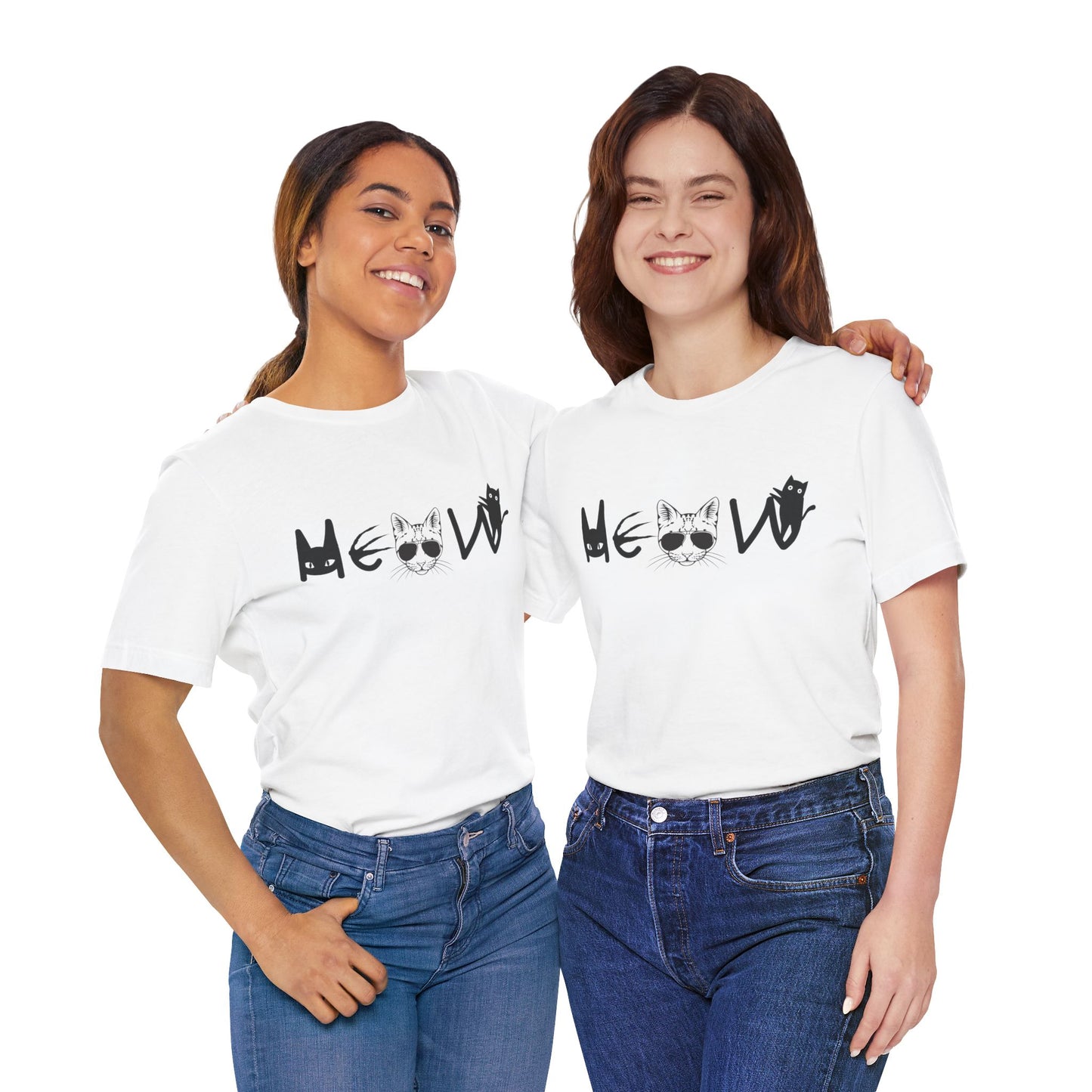 Meow Unisex Tee - Cats, Sassy, Fun Shirt for Halloween or Election Gift