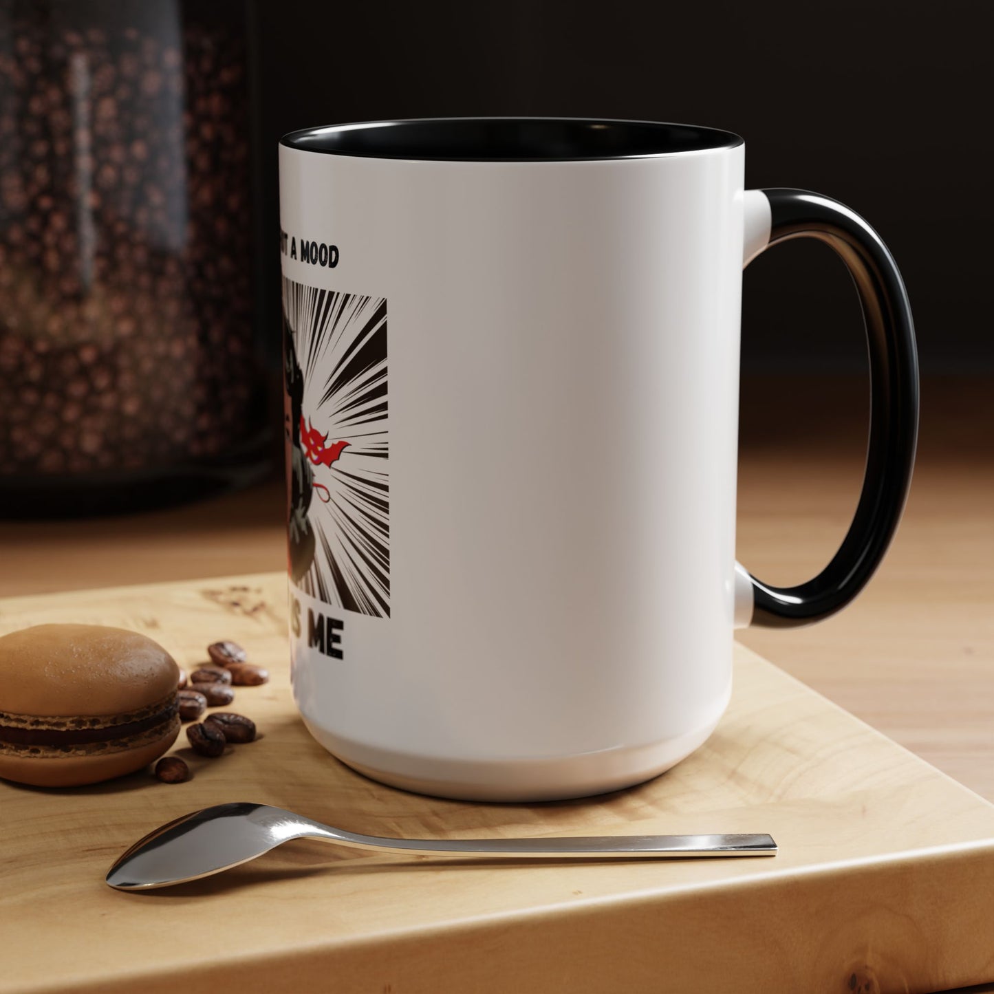 This Is Not A Mood Funny Coffee Mug -Gifts For Women, Friends, Ceramic, BPA-Free