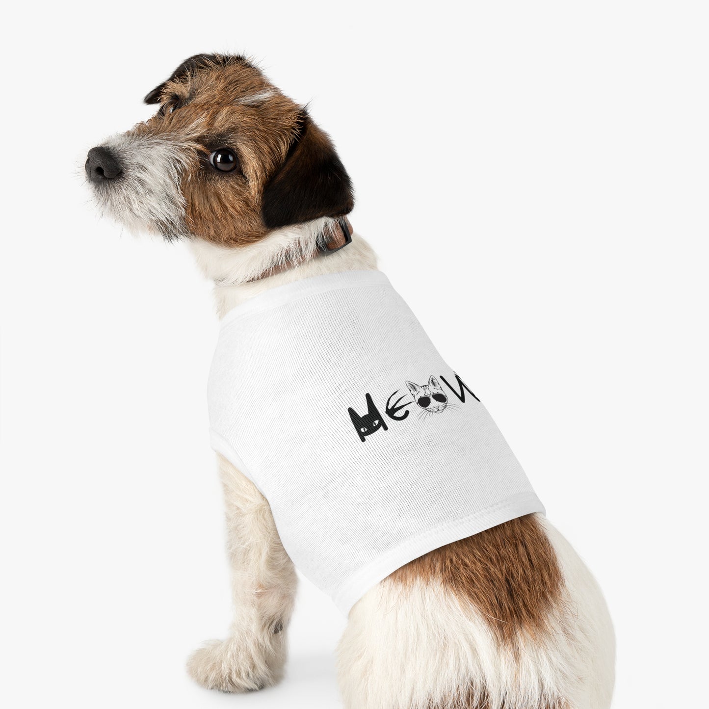 Meow Pet Tank Top, pet shirts, pet clothes, funny dog clothes, gifts, sarcastic, pet fashions, attitude, cotton, dog shirts, cat shirts