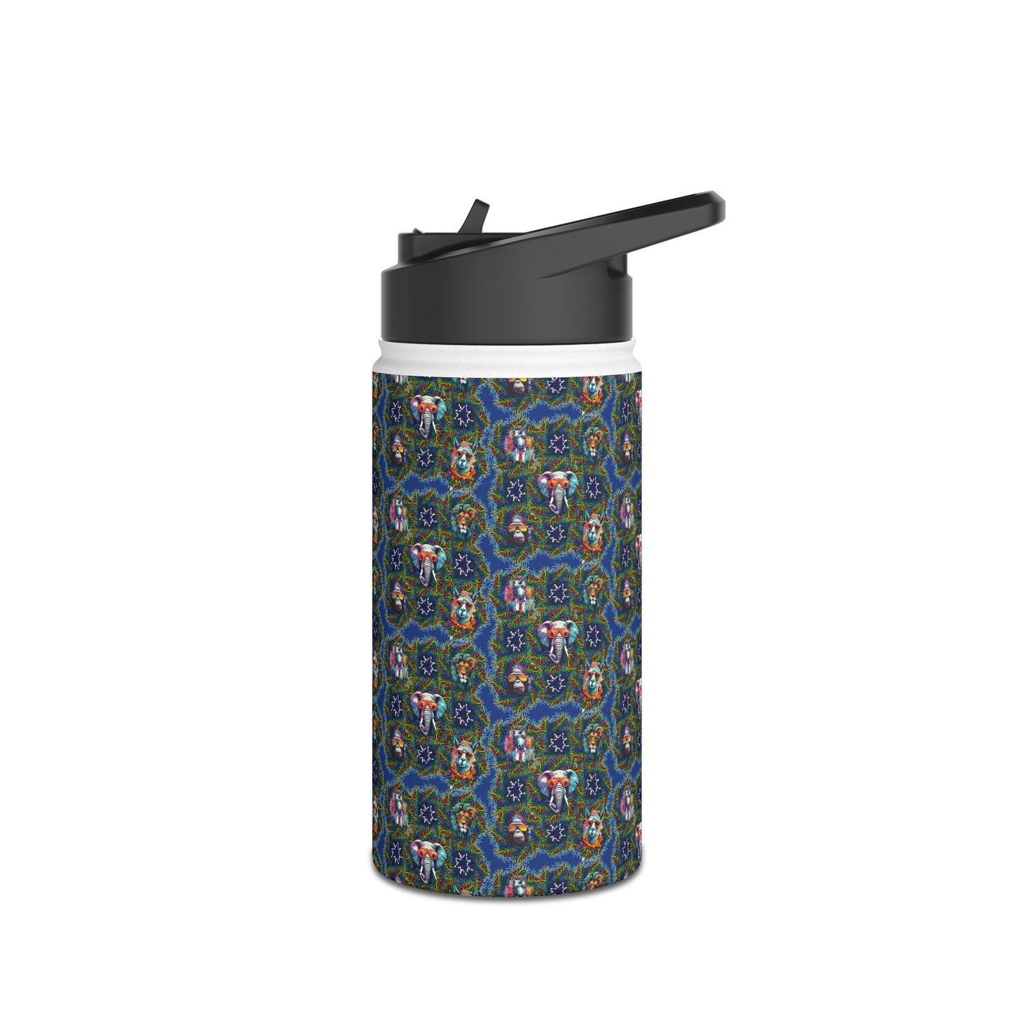 Water Bottle, Wild & Cool Creatures Design, BPA-Free, Eco-Friendly, Kids Gift