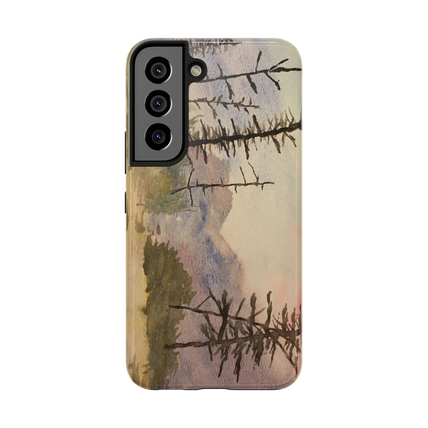 Glacier National Park After Fire Tough Phone Cases, iPhone & Samsung cases, wireless charging, mountains, nature, original artwork, gifts