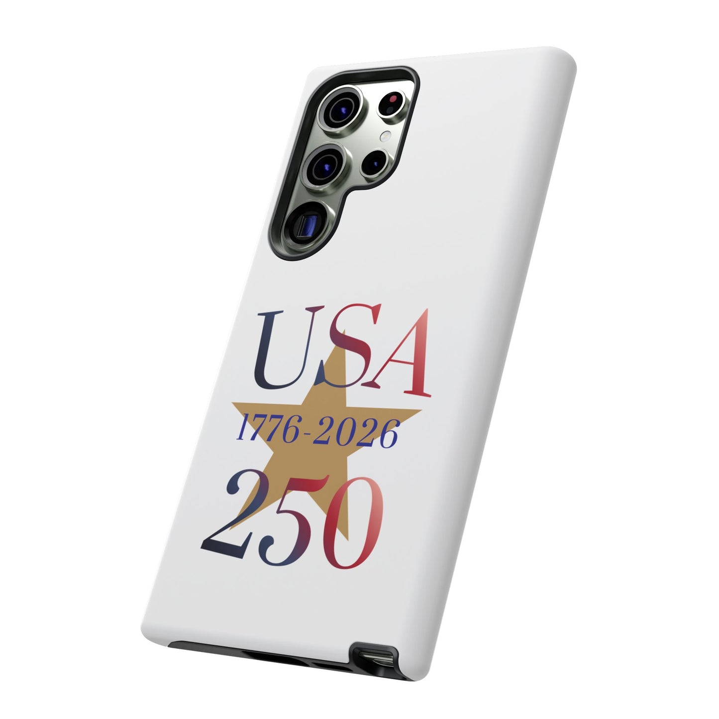 USA 250 Phone Case — 1776–2026 Bicentennial Celebration Protective Case