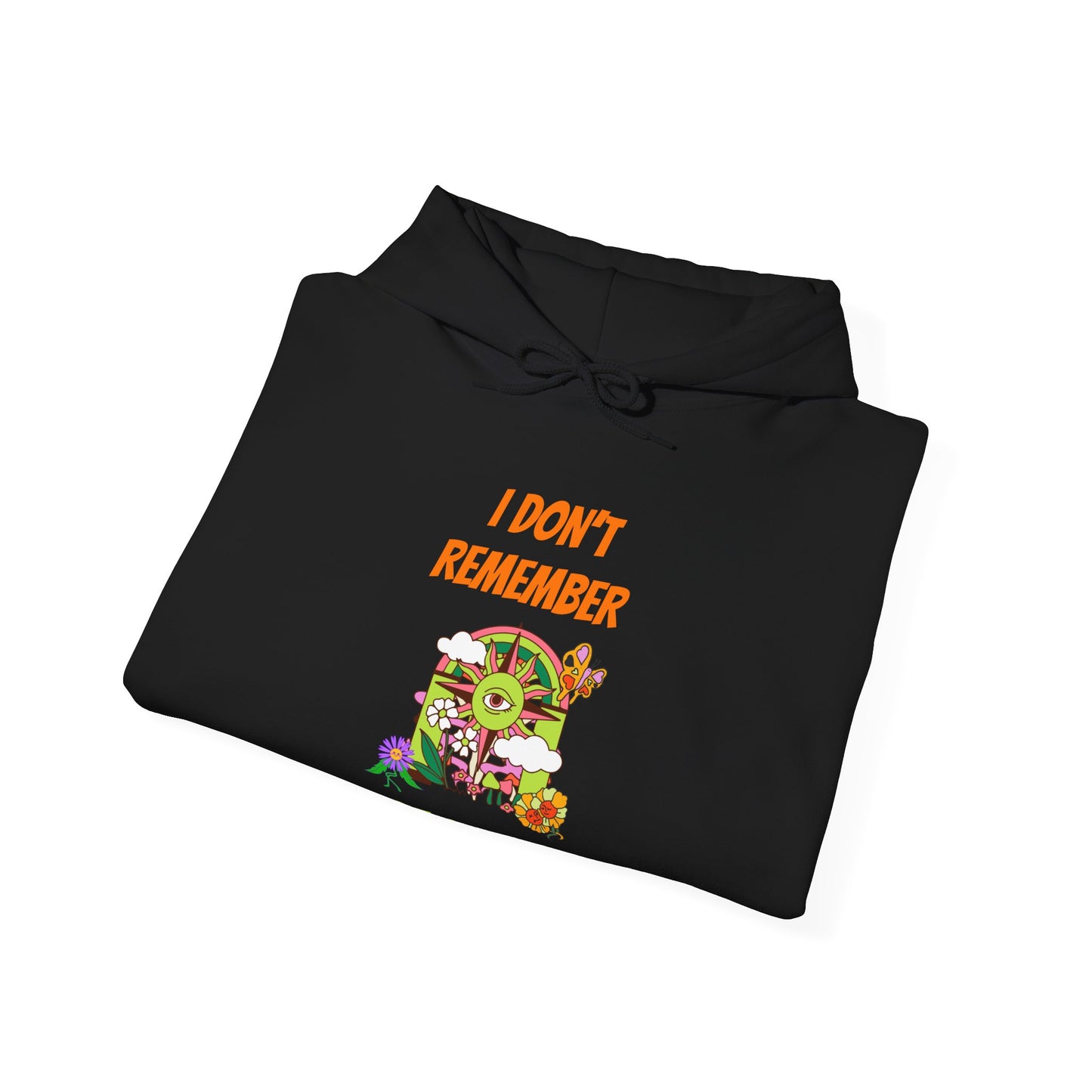 I Dont Remember Spacing Out Unisex Heavy Blend™ Hooded Sweatshirt, funny shirts, hoodies, gifts for friends, gender neutral, graphic art