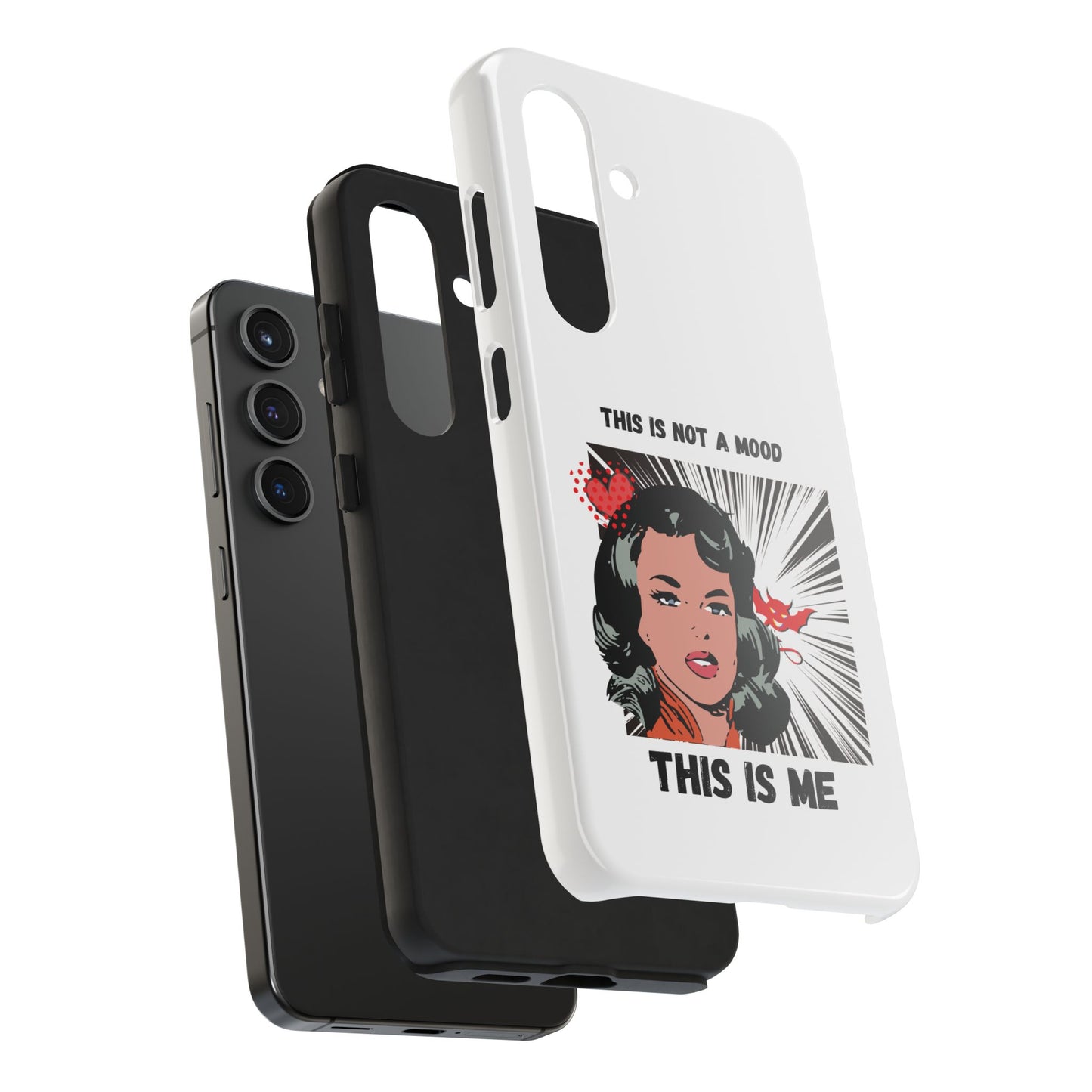 This is Not a Mood Tough Phone Cases, iPhone & Samsung cases, wireless charging, attitude, snarky, fun, gifts for women, gifts for friends