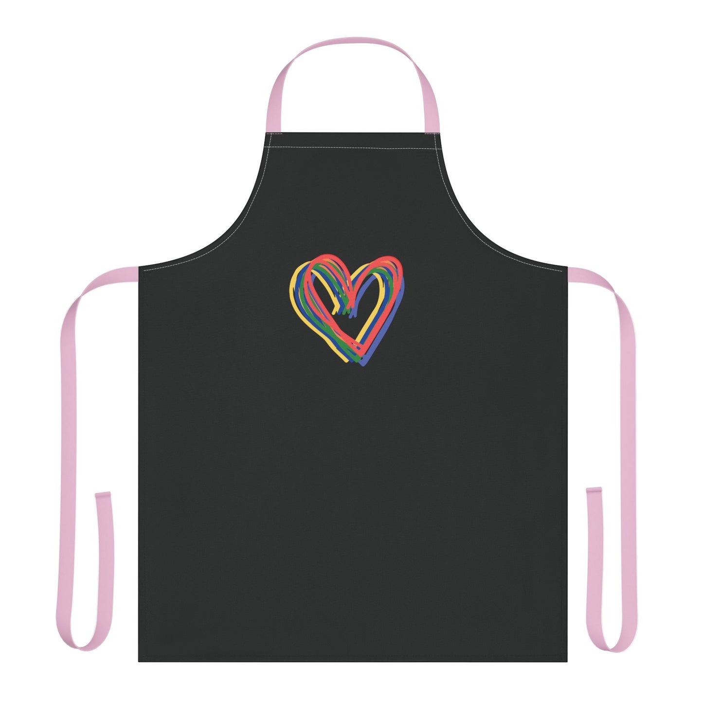 Rainbow Hearts Apron