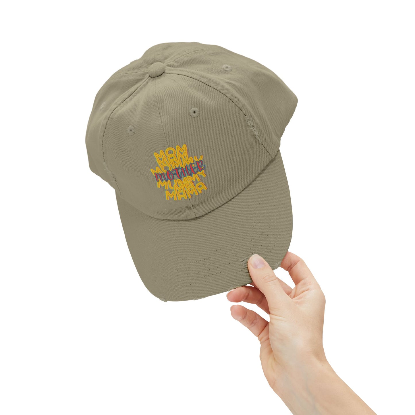 Mother Unisex Distressed Cap, Mom Mam Mommy Mummy Ma Mama, Mothers Day, Gift, Hats, Cotton Twill, Adjustable, Gifts for Women