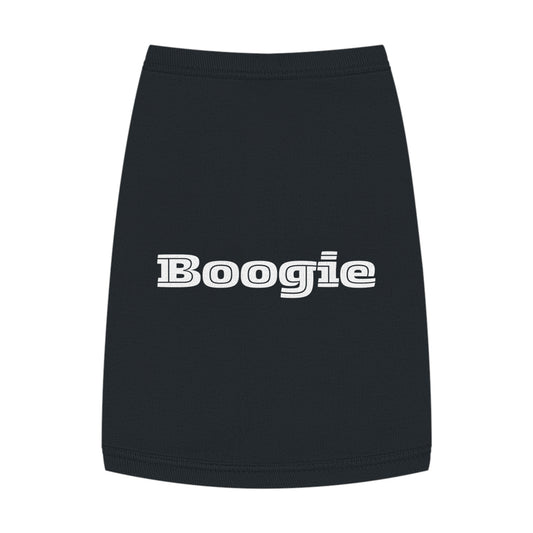 Boogie Black Pet Tank Top, pet shirts, pet clothes, funny dog clothes, gifts, pet fashions, attitude, dog shirts, cat shirts, pet shirts