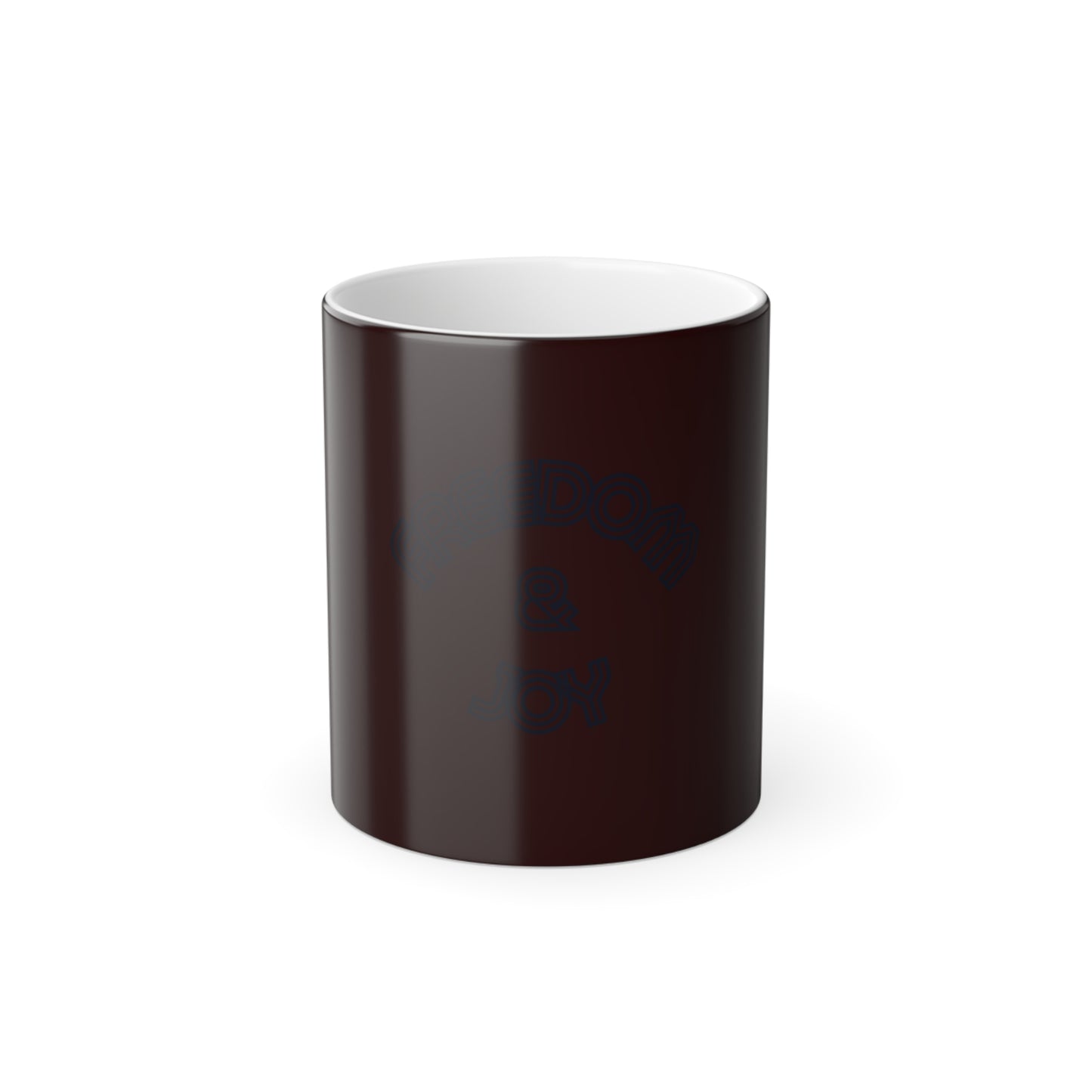 Freedom & Joy Red Color Morphing Mug