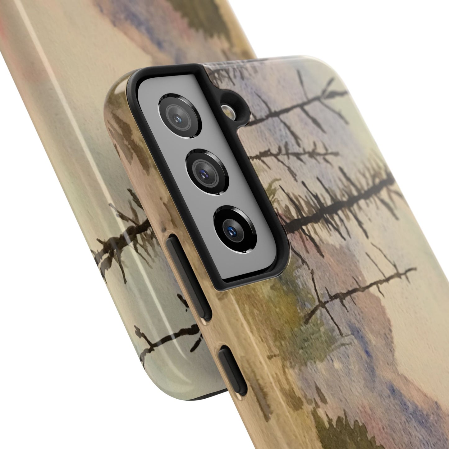 Glacier National Park After Fire Tough Phone Cases, iPhone & Samsung cases, wireless charging, mountains, nature, original artwork, gifts