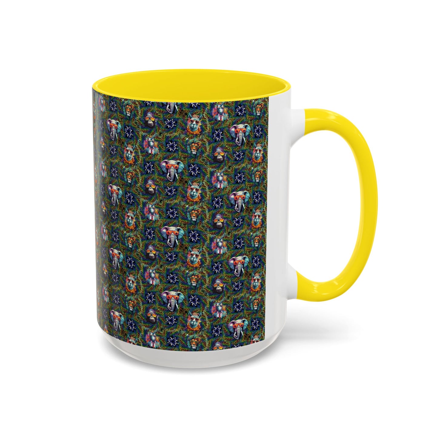 Wild & Cool Creatures Coffee Mug, Tea Cup, 5 Colors, Ceramic, BPA-Free, Gift Mom Dad Teen Kid Friend Coworker Birthday Christmas Cheap Gift
