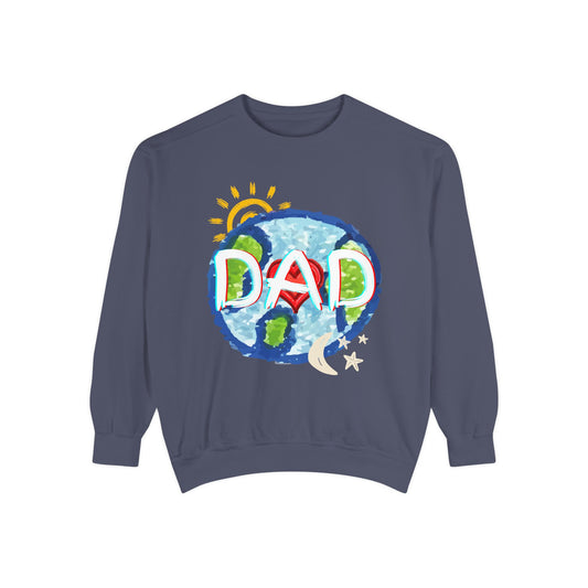 Dad's World Graphic Unisex Sweatshirt for Father's Day